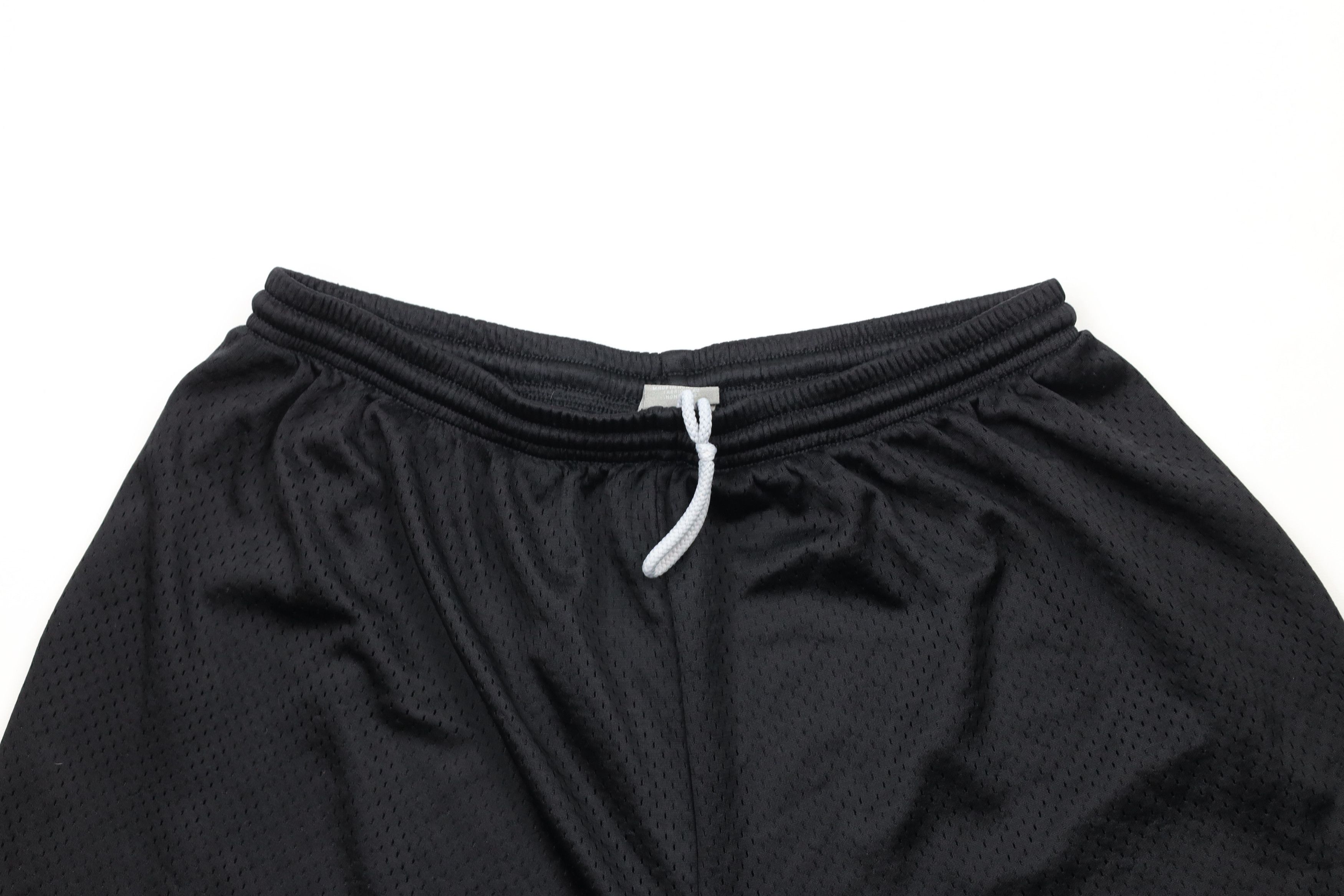 Nike × Vintage Vintage Nike Scott Mini Swoosh Above Knee Mesh Shorts Black Size US 34 / EU 50 - 2 Thumbnail
