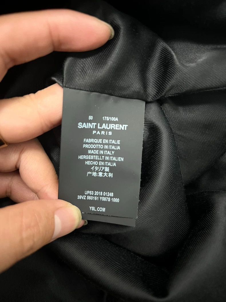 Saint Laurent Paris Saint Laurent Spring Summer Silk Jacket-2507 Size US L / EU 52-54 / 3 - 3 Thumbnail