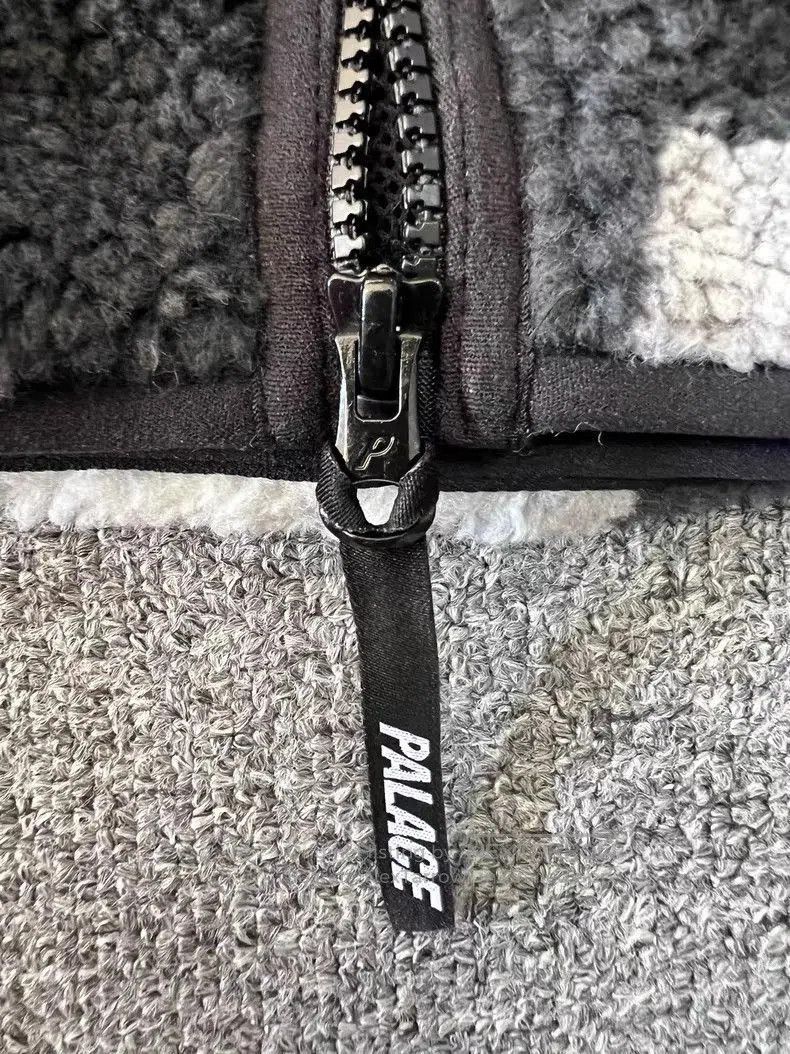 Palace Black Mountain & Star Print Fleece Jacket. Size US M / EU 48-50 / 2 - 2 Thumbnail