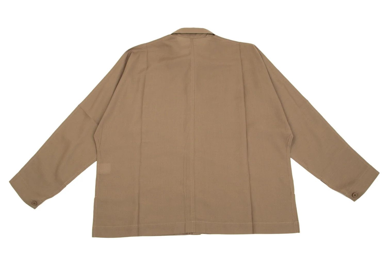 Issey Miyake Front-Button Dolman Shirt in Brown, Size 4 Size US XL / EU 56 / 4 - 11 Thumbnail