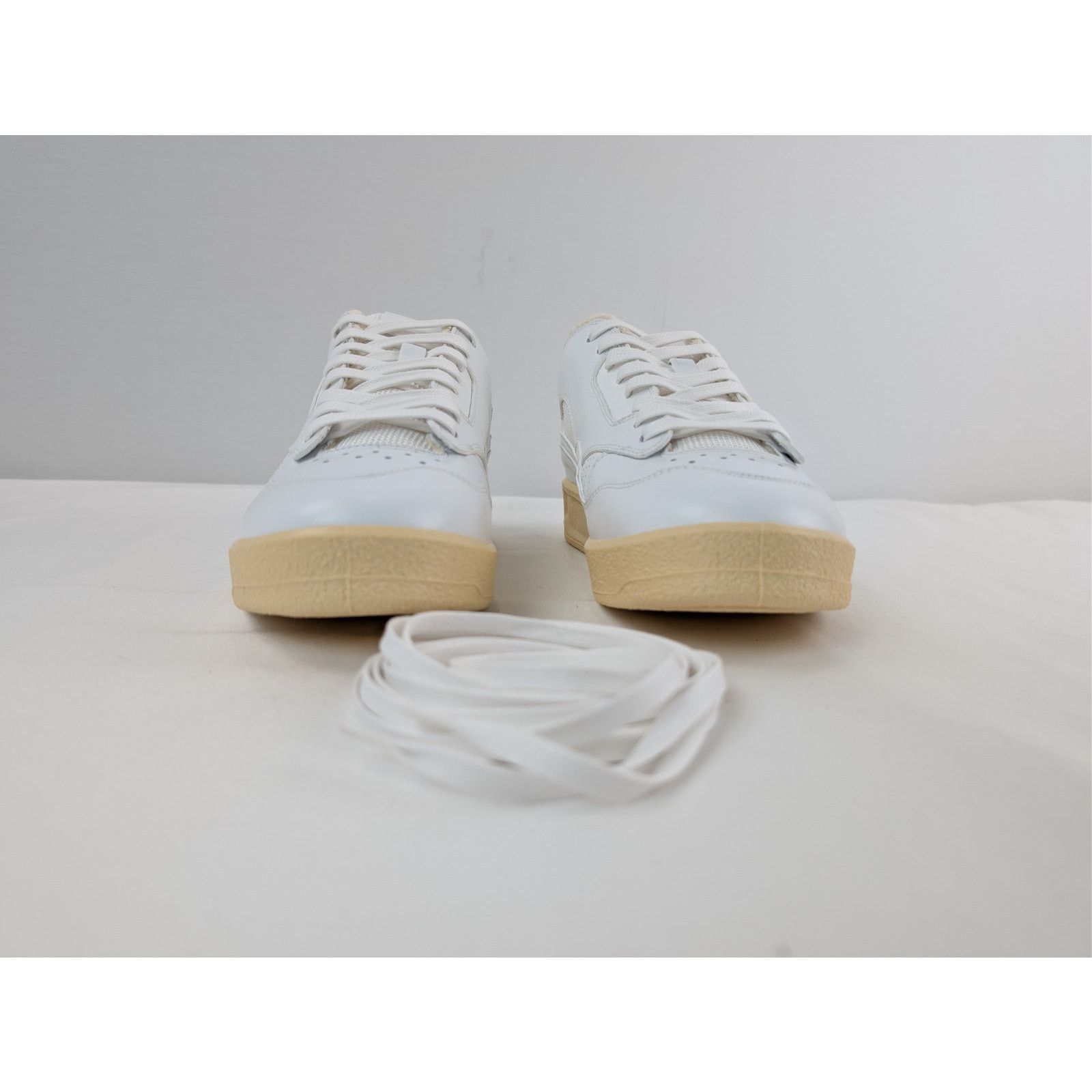 Jil Sander o1rshd1 Dragon Fabric Gummy Cow Nappa Sneakers in White Size US 11 / EU 44 - 10 Thumbnail