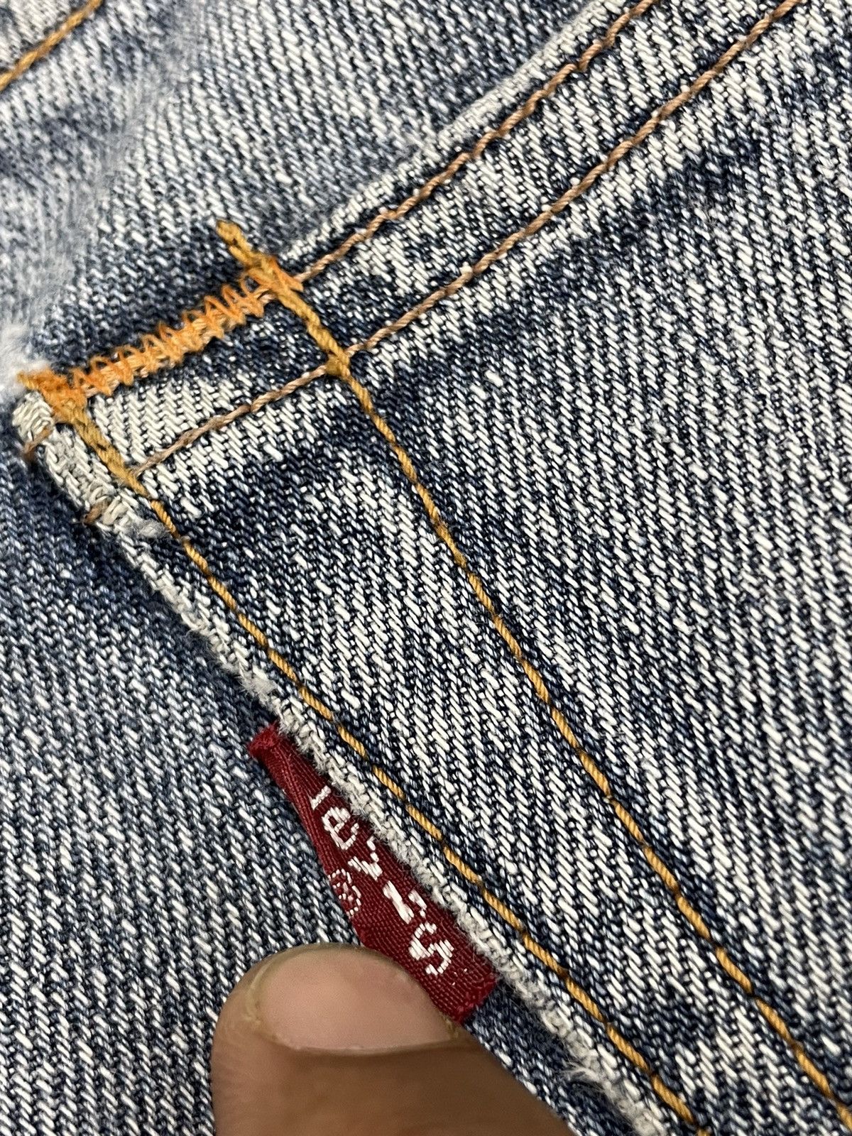 Levi's Levis 503 Classic Levi’s 00’s Production Distressed Denim Size US 37 - 22 Thumbnail