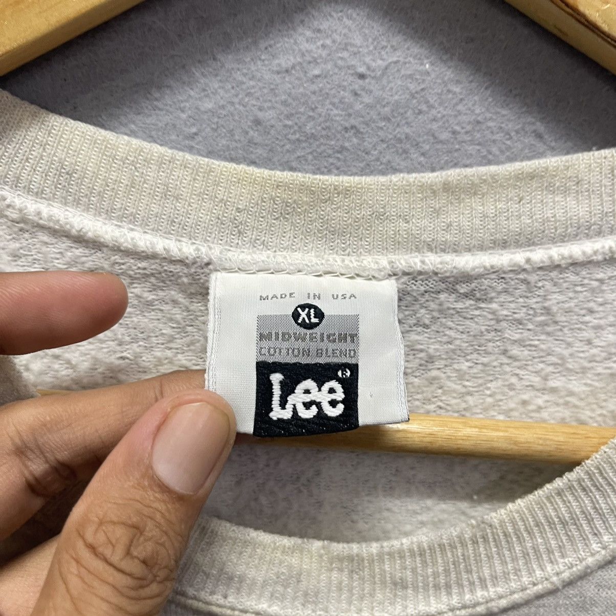 Lee 90s Lee Big Logo Crewneck Sweatshirt Made in USA Size US L / EU 52-54 / 3 - 7 Thumbnail