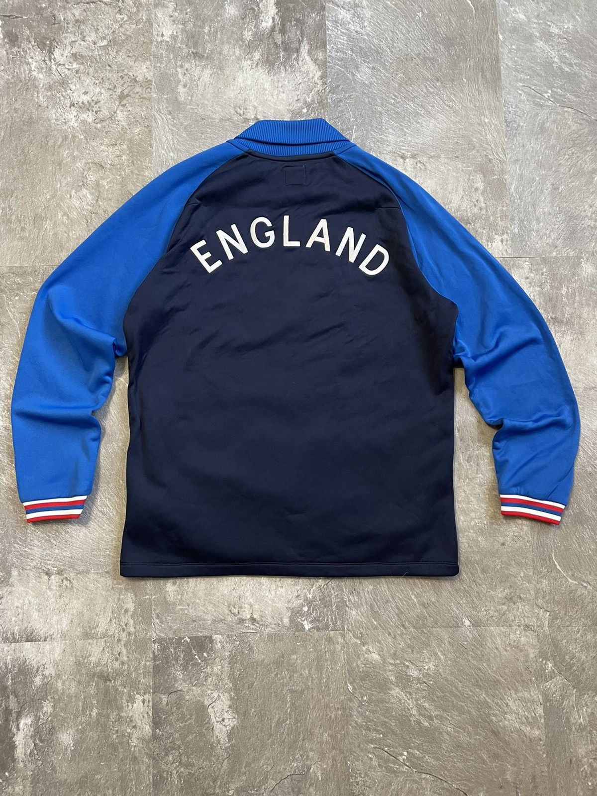 Umbro Vintage Umbro England Soccer Team Track Jacket Football Y2K Size US L / EU 52-54 / 3 - 4 Thumbnail