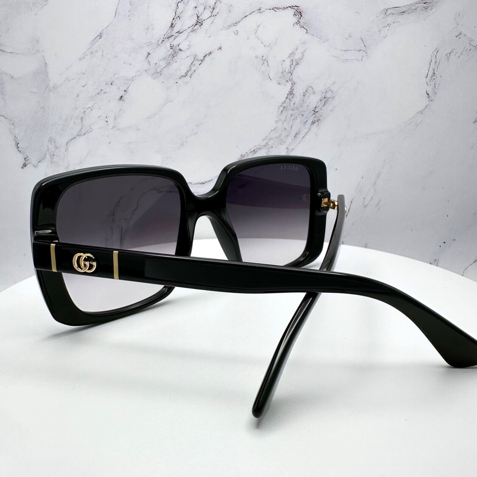 Gucci New Gucci Sunglasses Black Square Size ONE SIZE - 18 Thumbnail