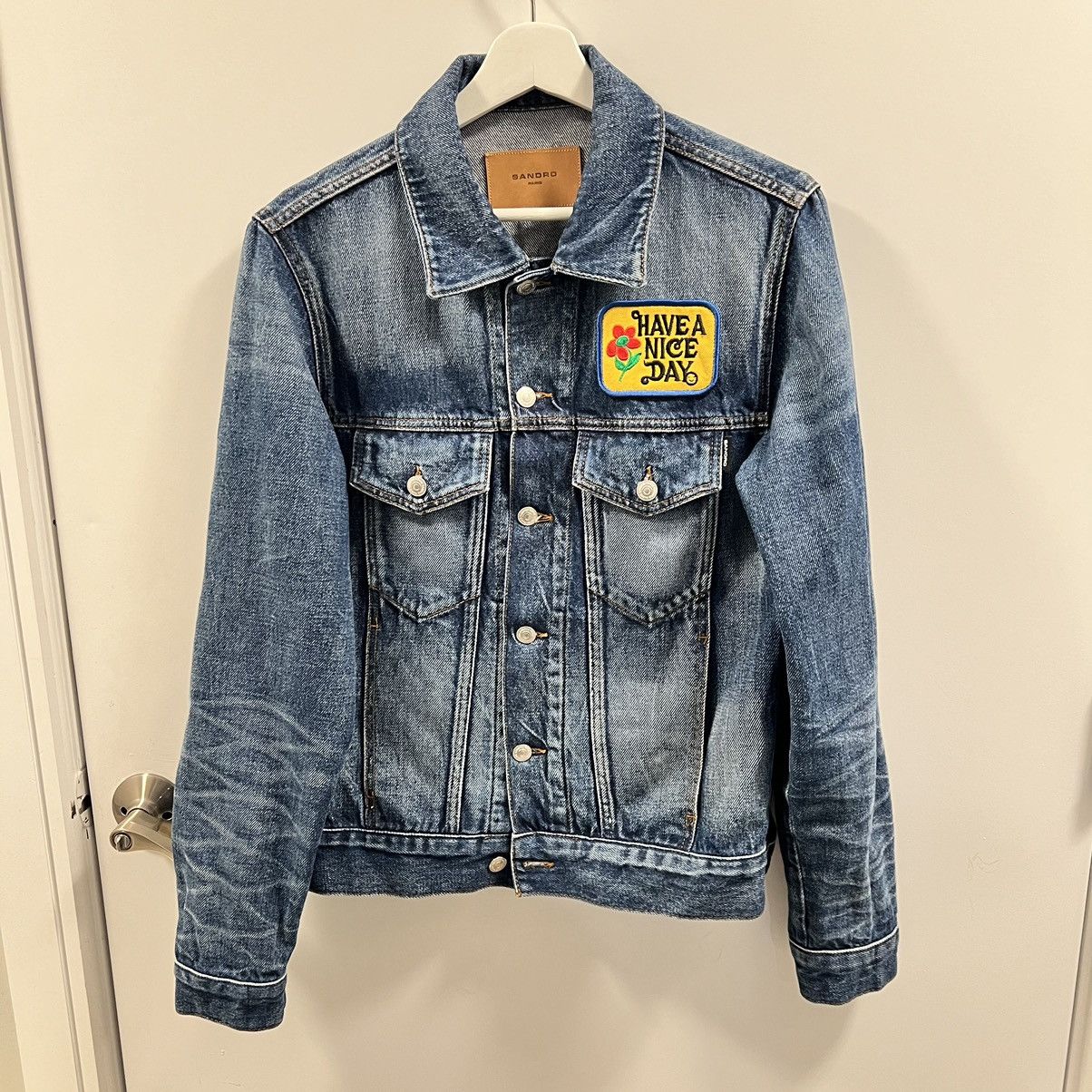 Sandro Sandro Mens Denim Jacket M Size US M / EU 48-50 / 2 - 5 Thumbnail