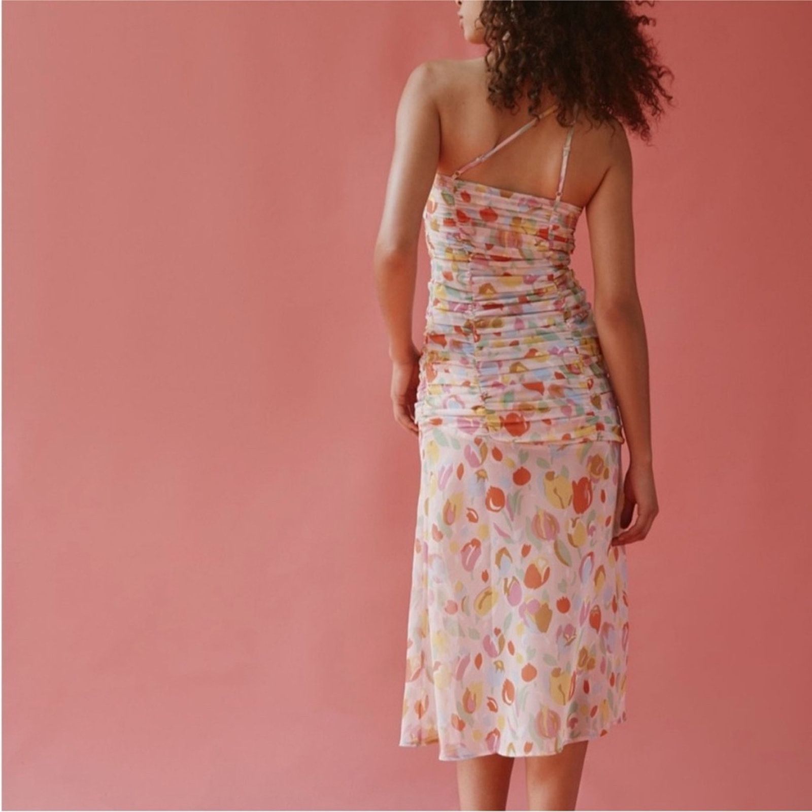 For Love & Lemons NWT For Love & Lemons $249 Floral Midi Dress Size XXS Size XXS / US 00 / IT 34 - 9 Thumbnail
