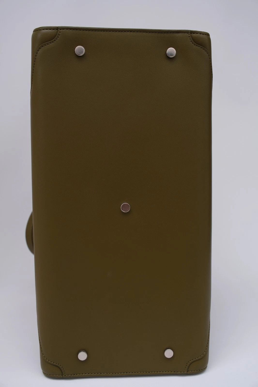 Loro Piana NEW Loro Piana Extra-Large Leather Tote Bag in Olive Green Size ONE SIZE - 11 Thumbnail
