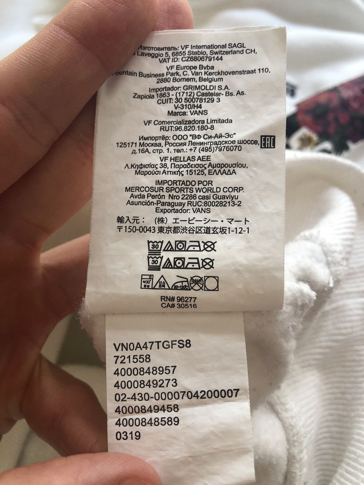 Vans VANS CLASSIC VINTAGE HOODIE Size US M / EU 48-50 / 2 - 8 Thumbnail