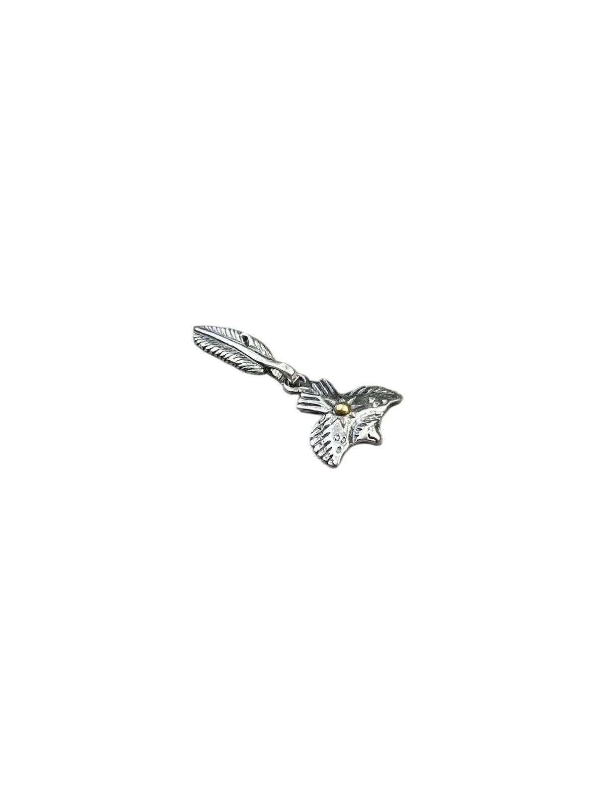Vintage 2000s JAPANESE MADE STERLING SILVER NATIVE EAGLE EARRING Size ONE SIZE - 1 Thumbnail