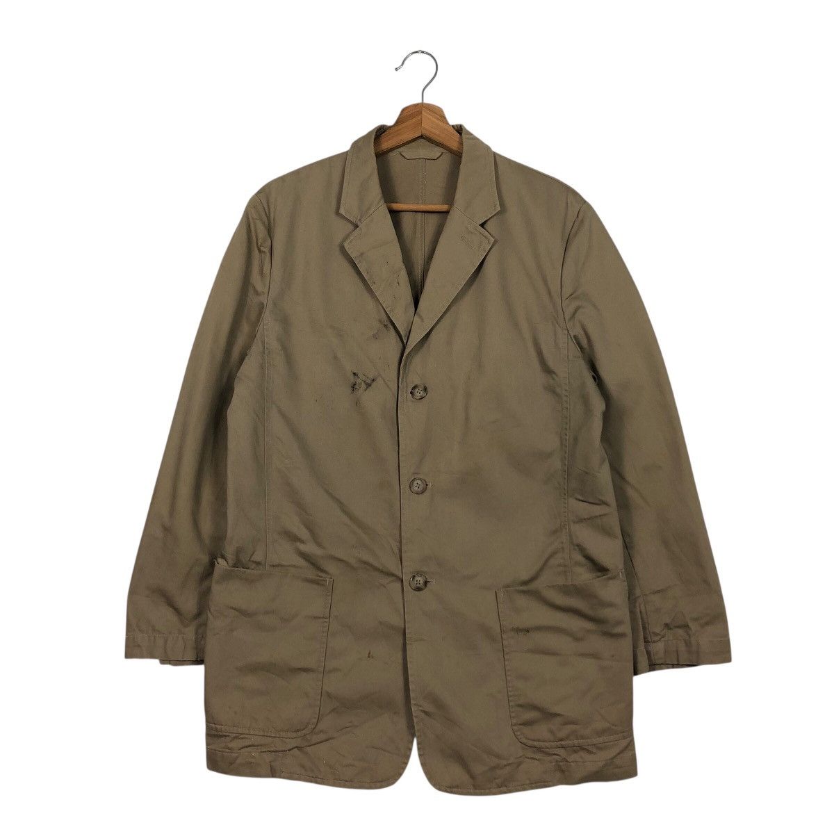 Eddie Bauer 📌Vintage Chore Work Jacket Eddie Bauer Dupont Issey Miyake Size US S / EU 44-46 / 1 - 2 Thumbnail