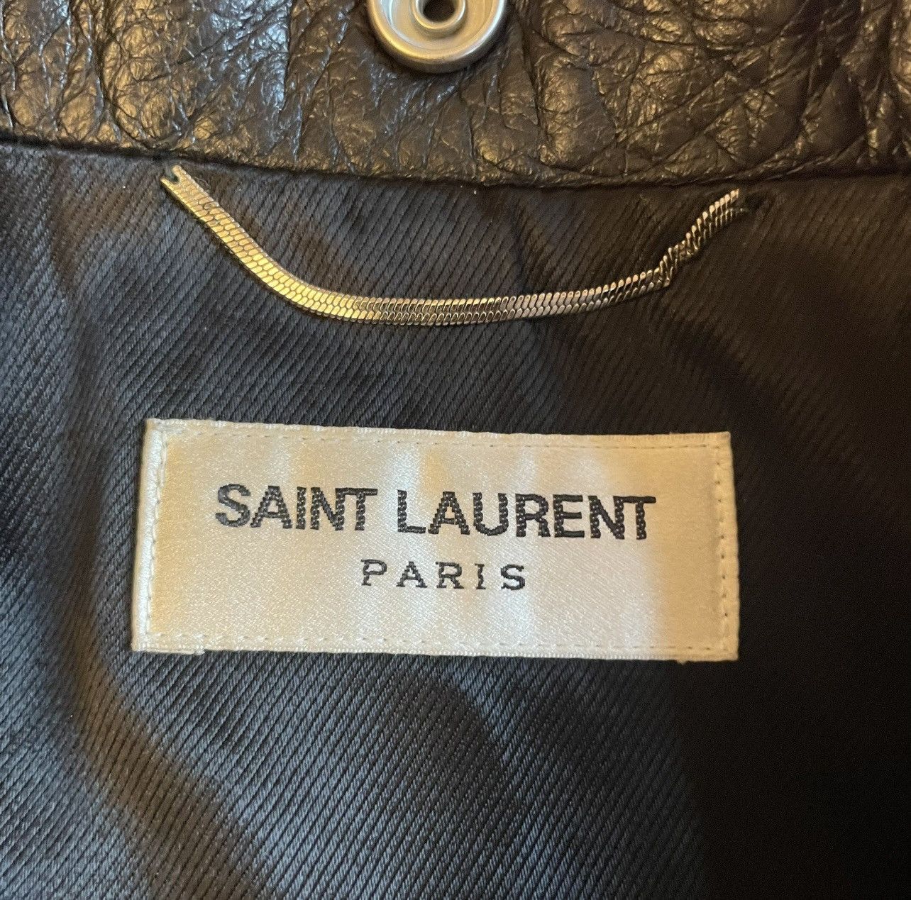 Saint Laurent Paris Saint Laurent Paris L01 Leather Jacket Sz. 48 Size US M / EU 48-50 / 2 - 5 Thumbnail