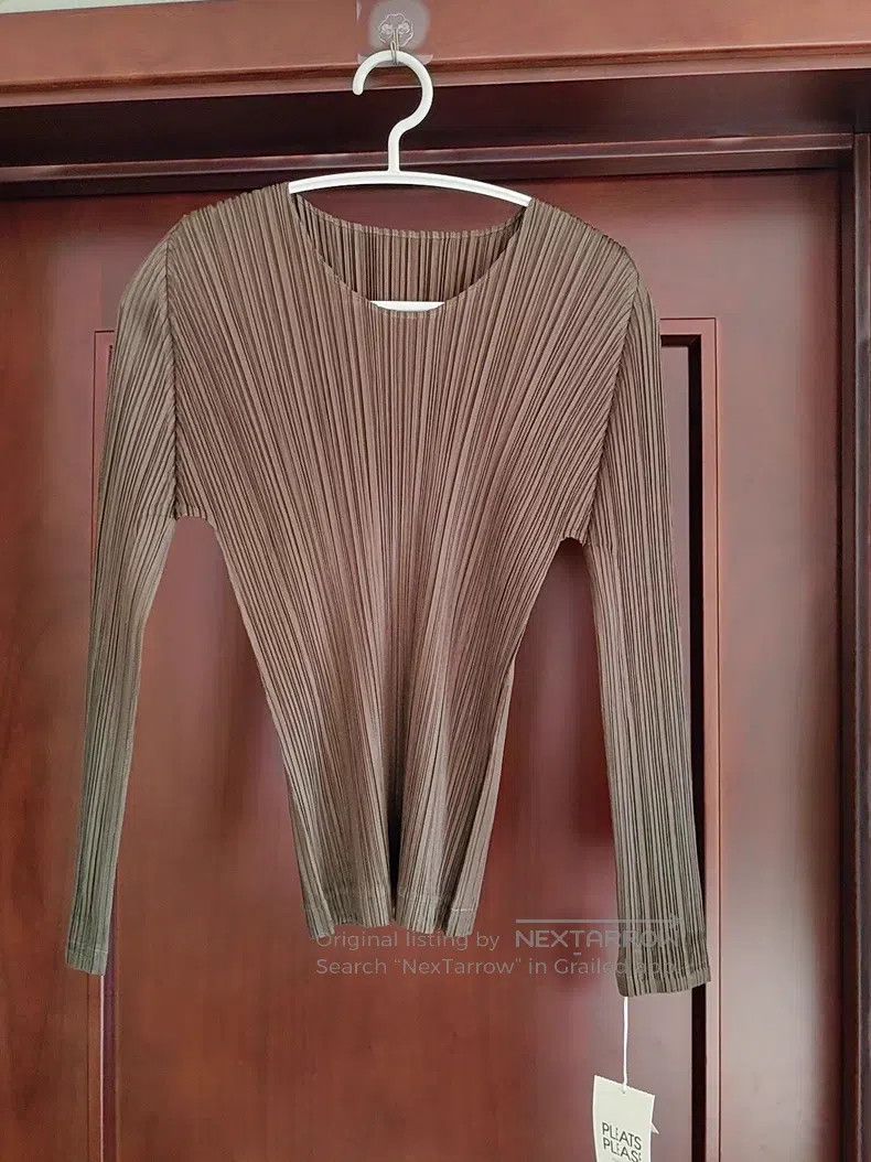 Issey Miyake Issey Miyake Crew Neck Long Sleeve Top Size L / US 10 / IT 46 - 1 Thumbnail