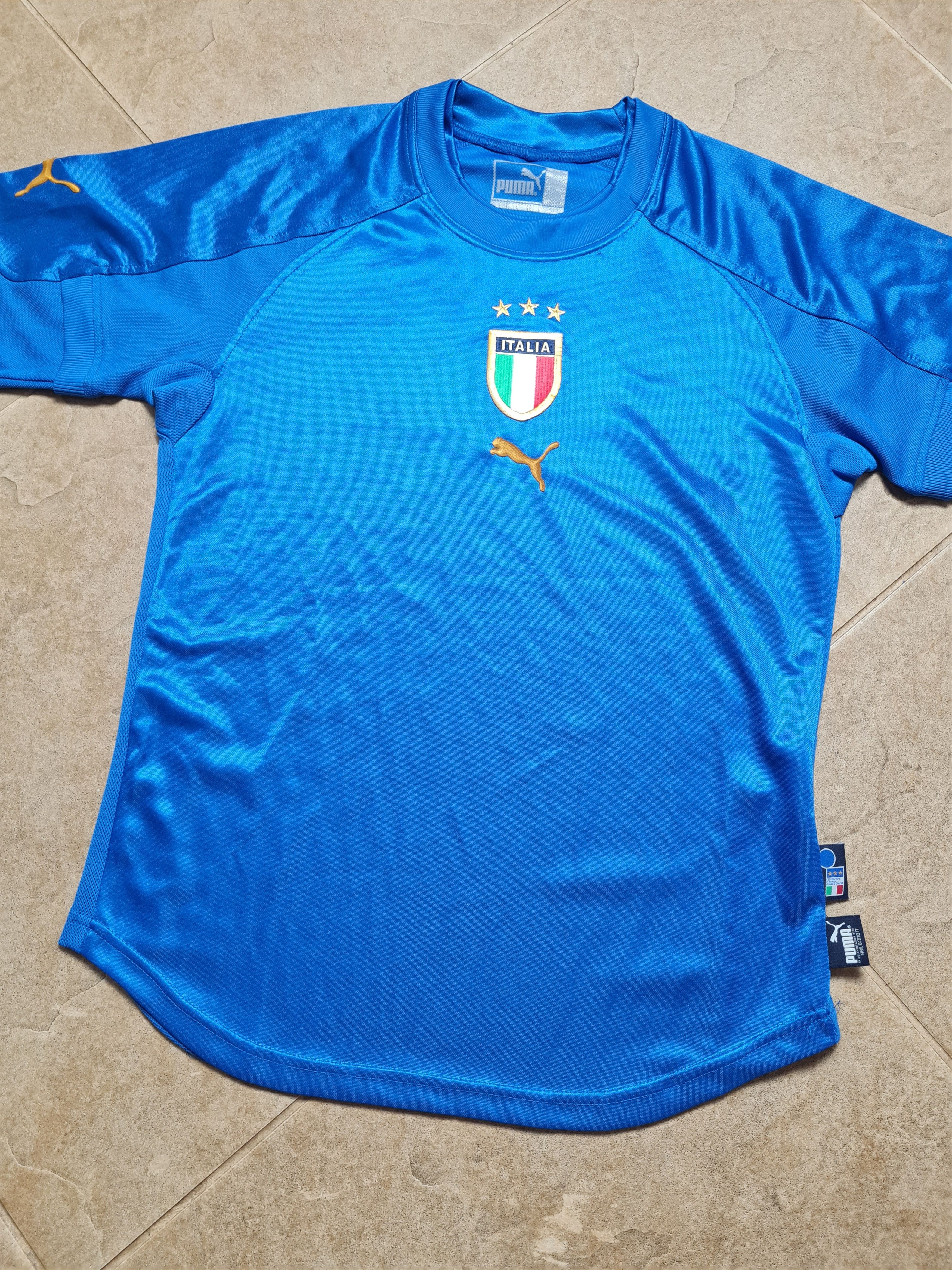 Puma Italy 2004-2006 Home Football Shirt PumaTrikot Maglia Size US XS / EU 42 / 0 - 4 Thumbnail