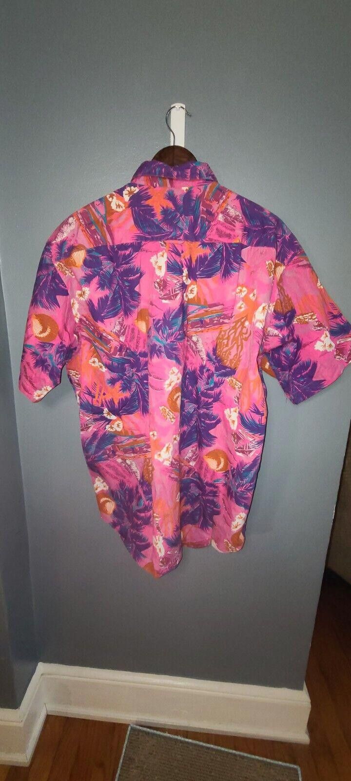 Polo Ralph Lauren RALPH LAUEN Button-up Shirt Hawaiian Hibiscus Men’s L Pink Size US L / EU 52-54 / 3 - 7 Thumbnail