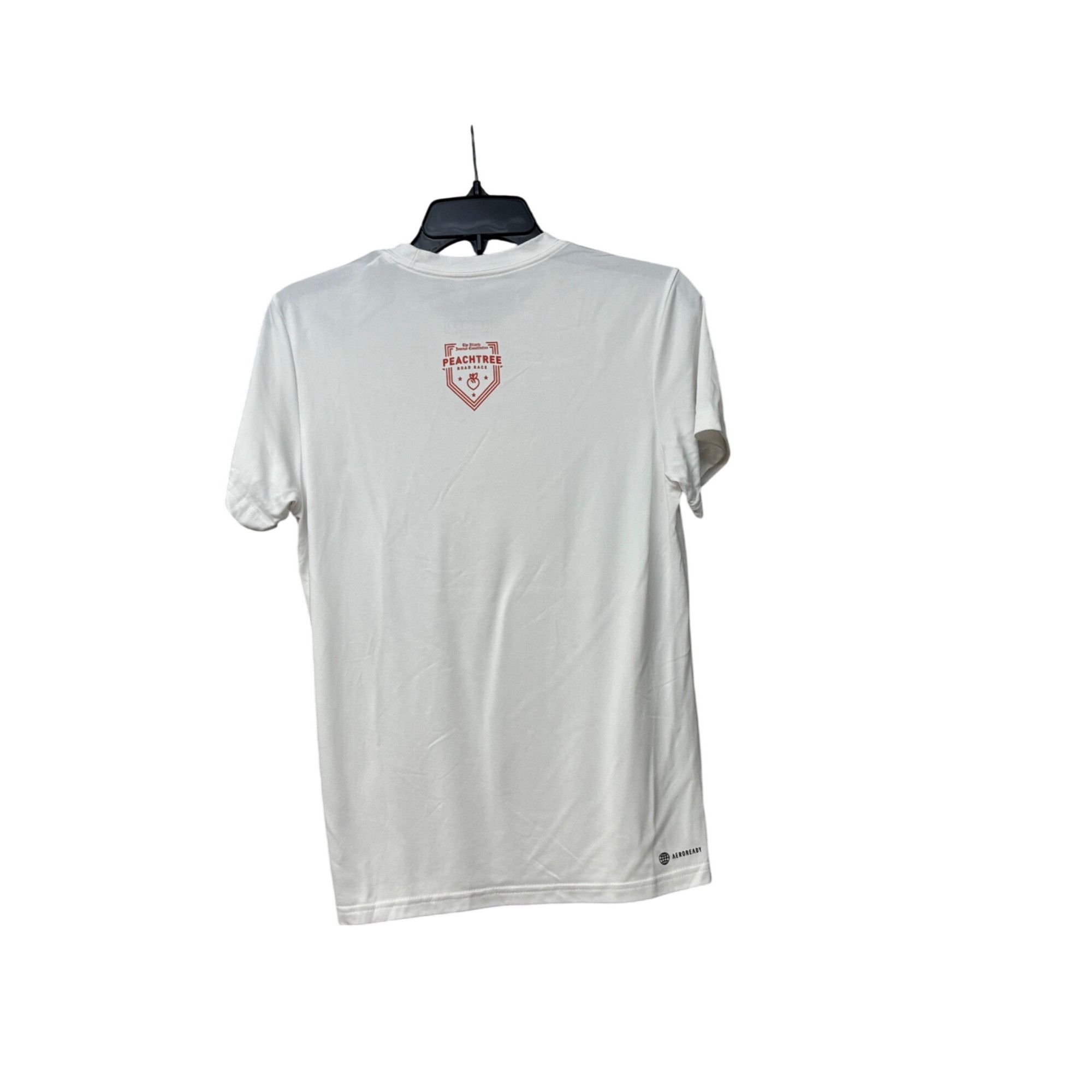 Adidas Adidas Women’s Peach Tree Road Race Pregame T-Shirt, White, Size M / US 6-8 / IT 42-44 - 8 Thumbnail