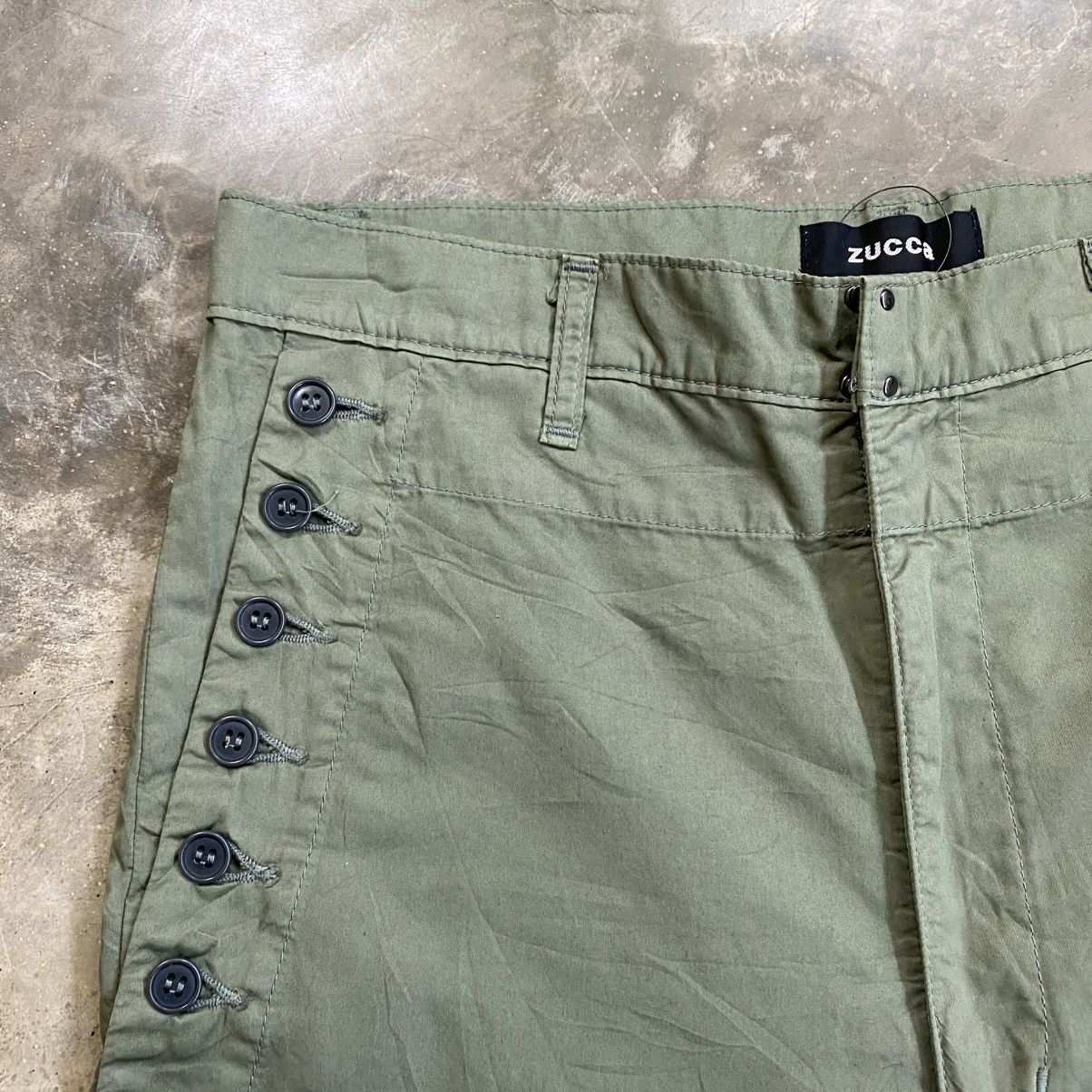 CABANE de ZUCCa 2000s CABANE de ZUCCa By Issey Miyake Button Pocket Pants Size US 30 / EU 46 - 3 Thumbnail