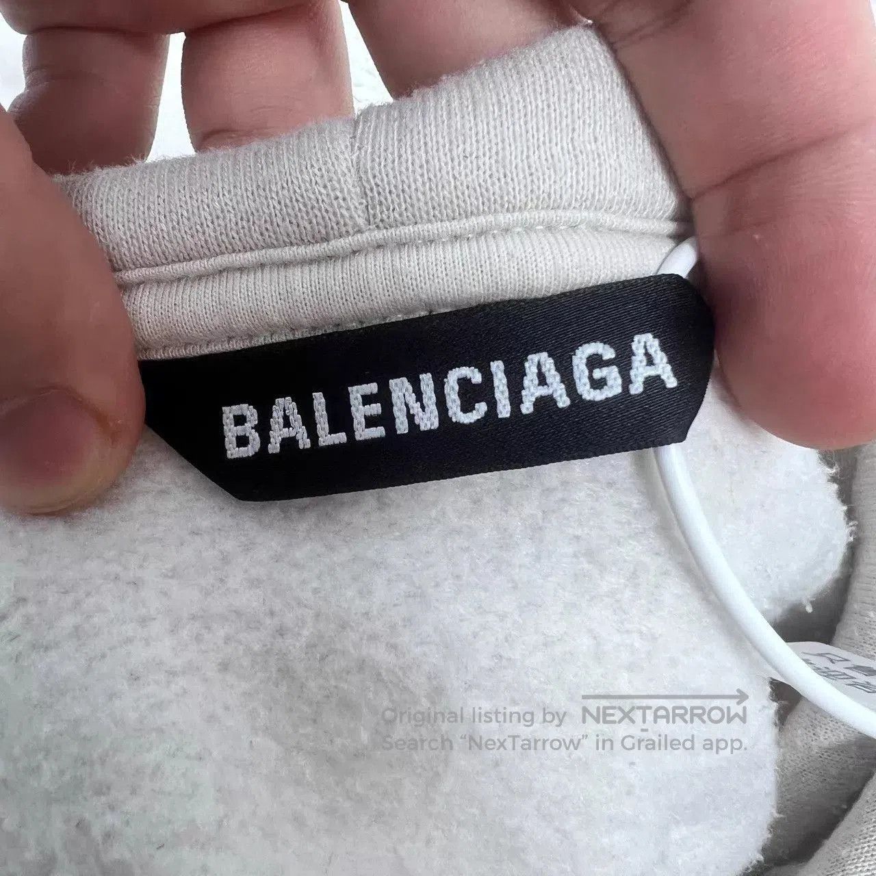 Balenciaga Gray Sleeveless Hooded Top . Size US XS / EU 42 / 0 - 3 Thumbnail