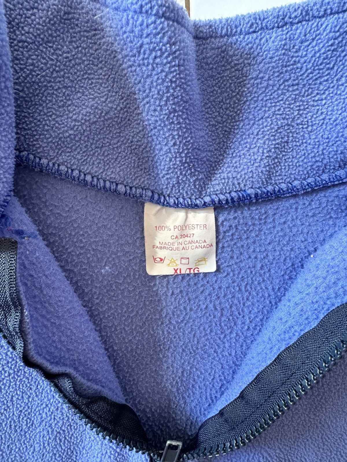 Tommy Hilfiger Vintage 90s Tommy Hilfiger Purple Blue Fleece Pullover Size US XL / EU 56 / 4 - 5 Thumbnail