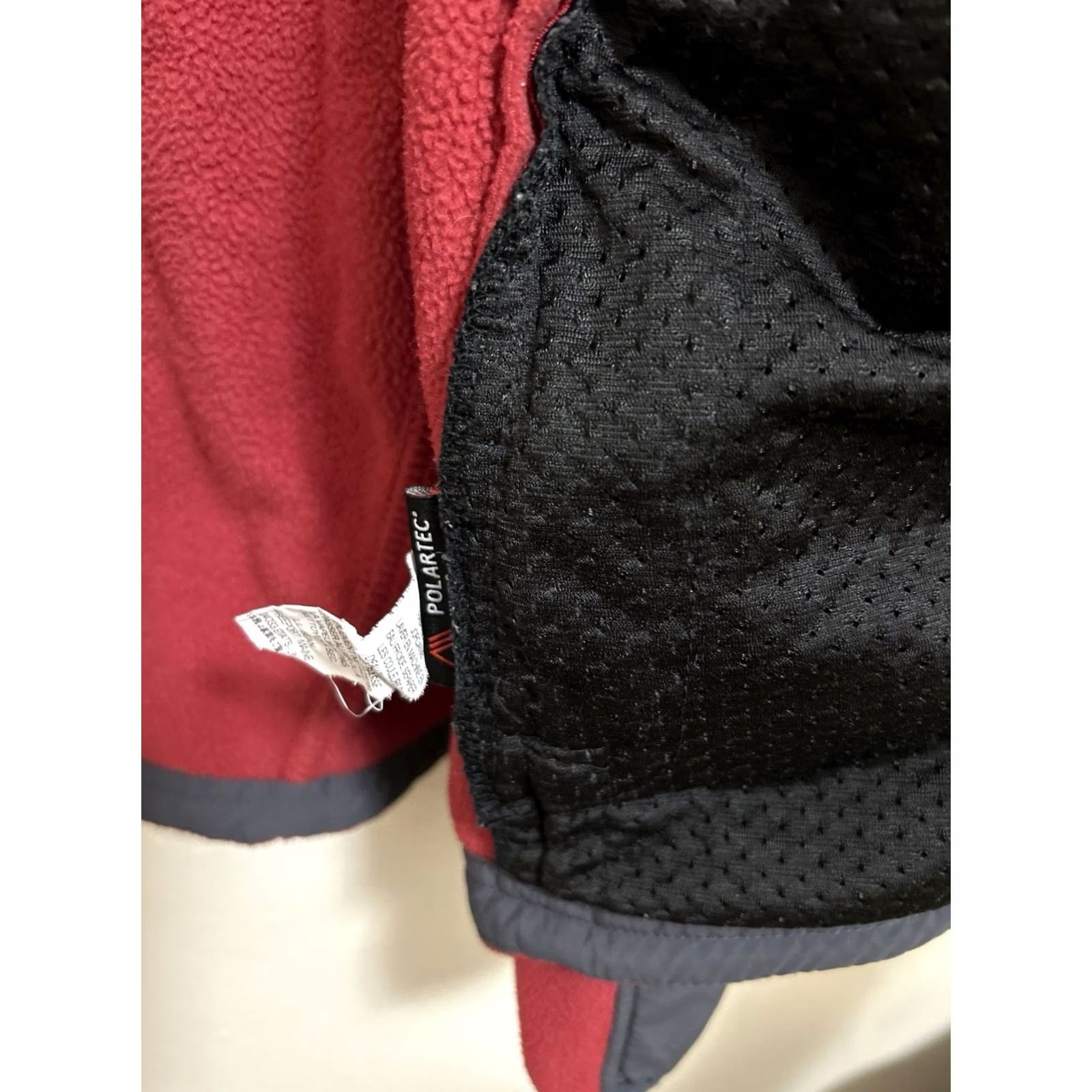 Vintage L.L. Bean Fleece Polartec Jacket Mens Large Full Zip Outdoor Hiking Red Gray Jacket Size US L / EU 52-54 / 3 - 7 Thumbnail