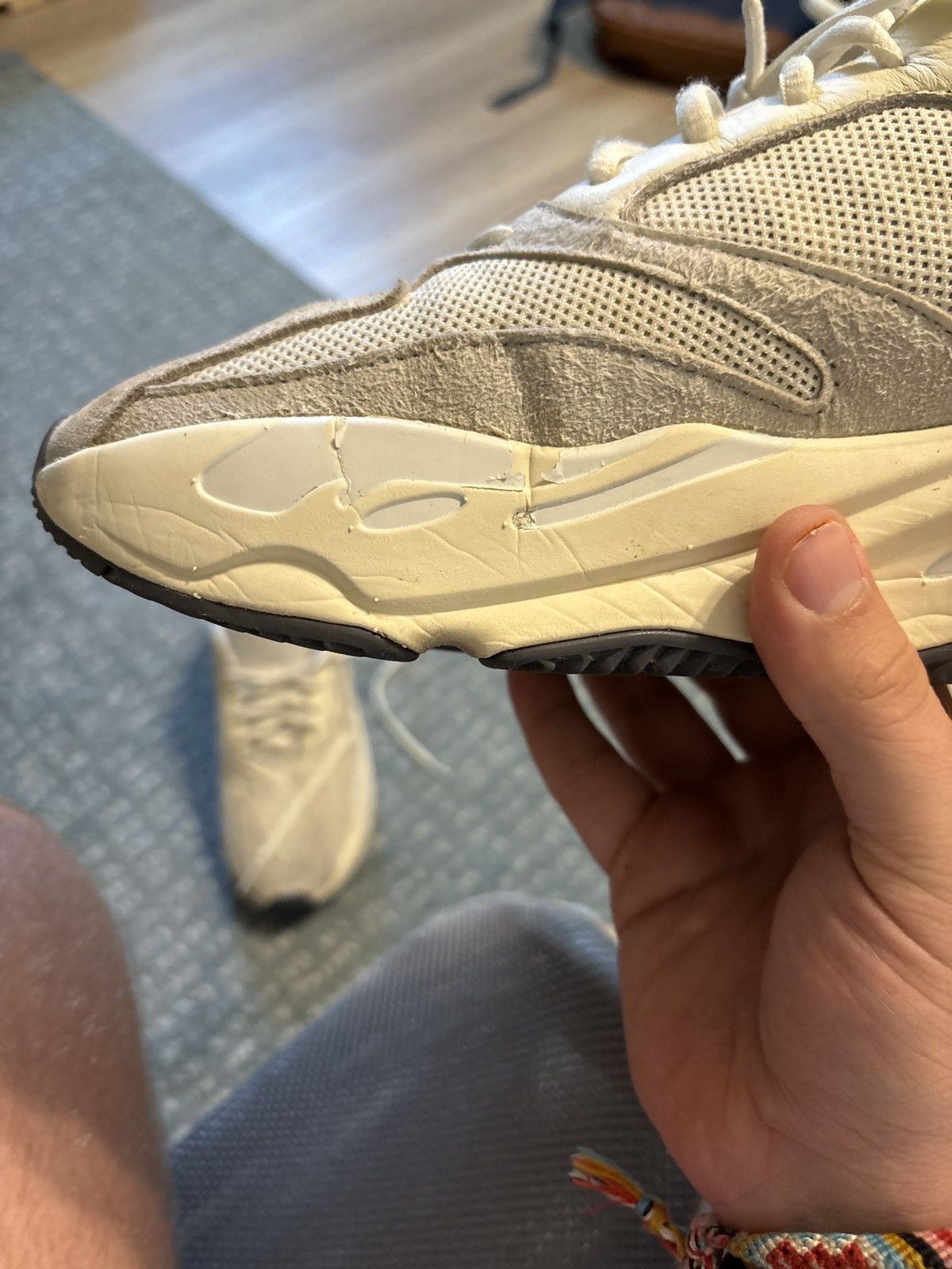 Adidas × Yeezy Adidas Yeezy Boost 700 Analog Size US 11.5 / EU 44-45 - 2 Thumbnail