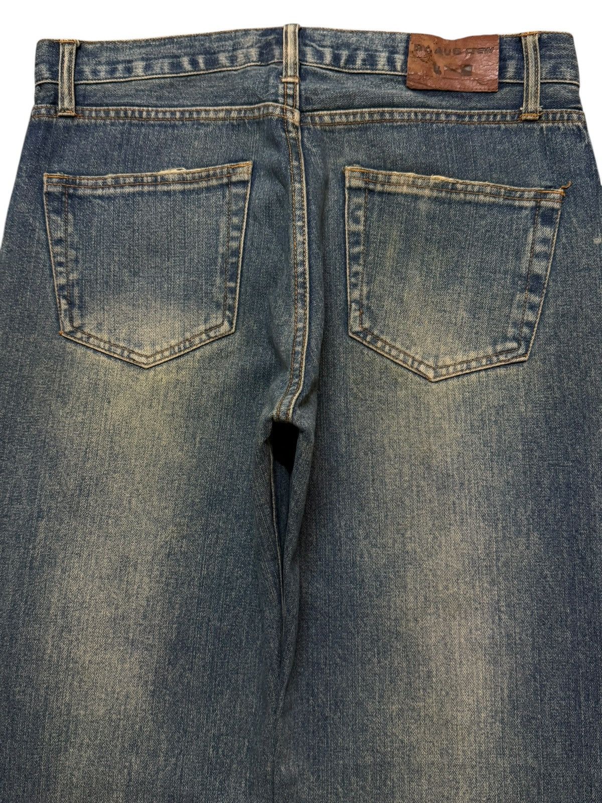 Hysteric Glamour Vintage 90s Japan Nylaus Faded Wash Distress Straight Loose Size US 32 / EU 48 - 4 Thumbnail