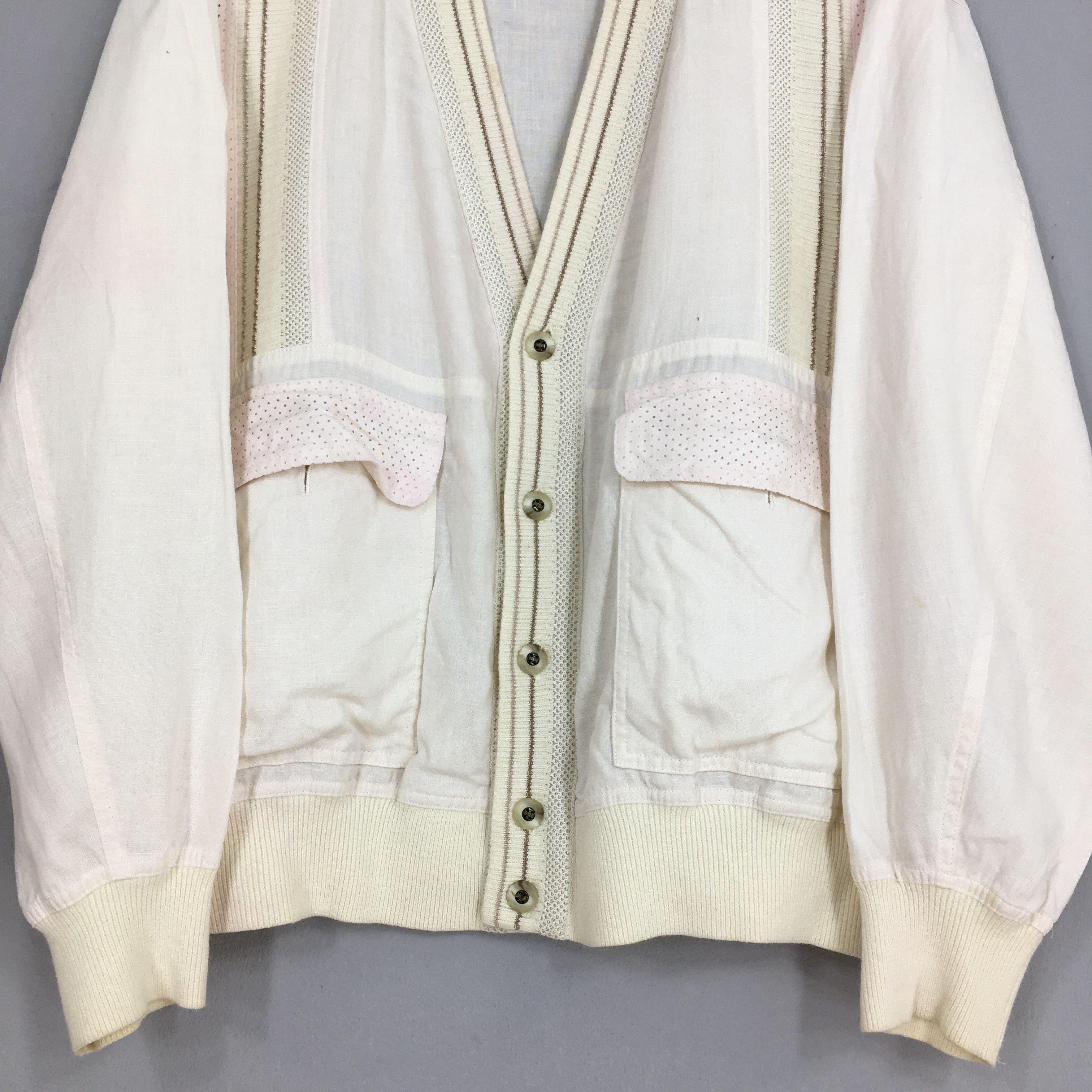 Designer × Lancel Vintage 90s Lancel Paris Cardigan Sweatshirt XLarge Size US XL / EU 56 / 4 - 2 Thumbnail