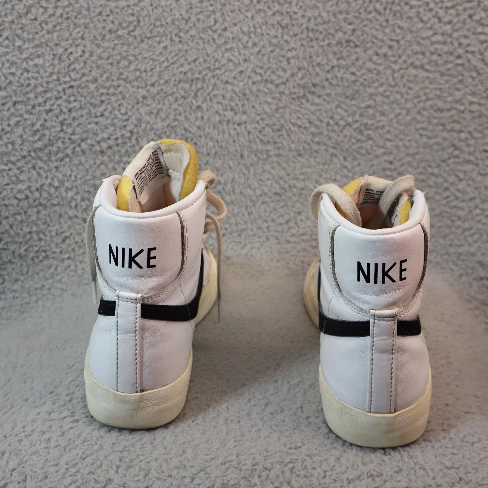 Nike Nike Blazer Mid '77 CZ1055-100 Womens US 9 Shoes White / Blk Size US 9 / IT 39 - 5 Thumbnail