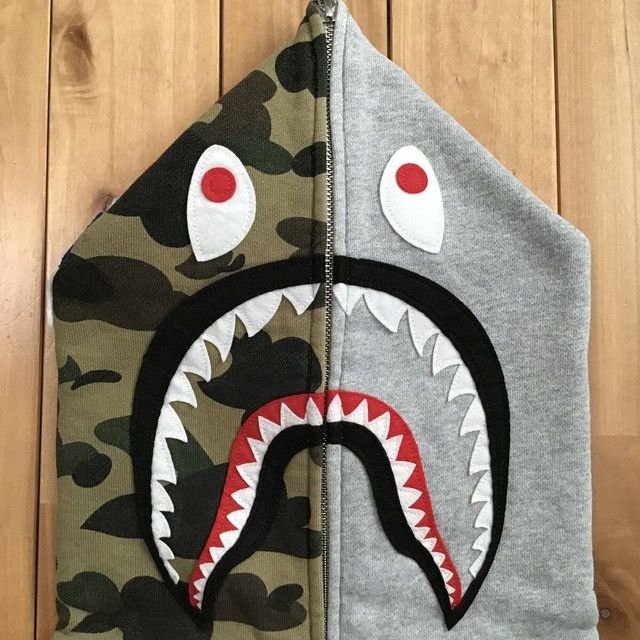 Bape × Nigo BAPE camo shark full zip hoodie a bathing ape NIGO Size US L / EU 52-54 / 3 - 4 Thumbnail