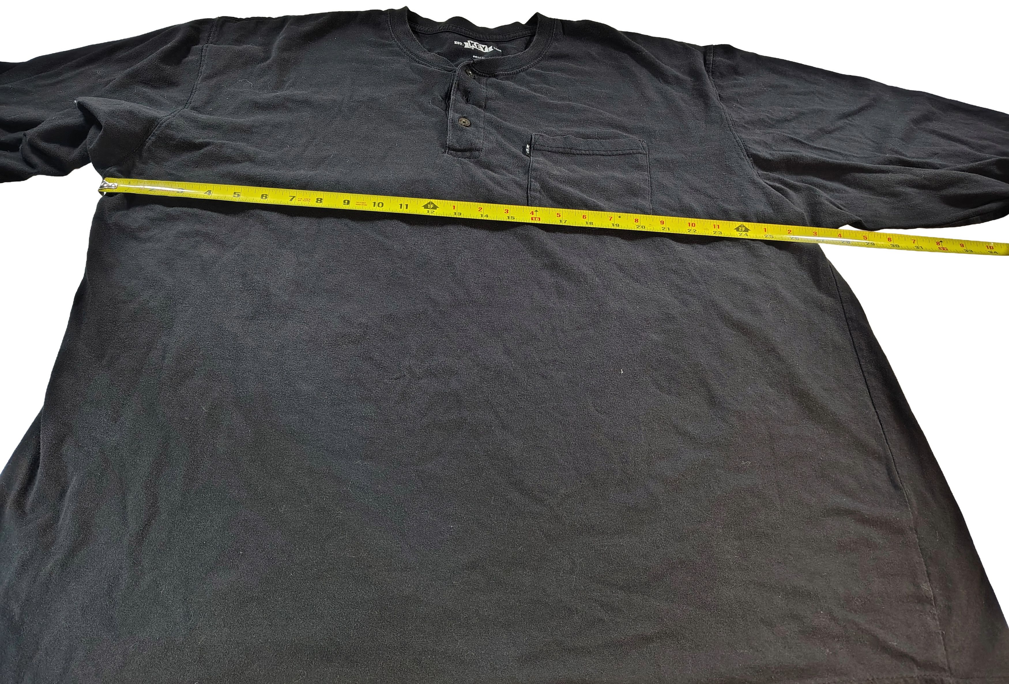 Other Men's XXL Long Sleeve Keys Quarter Button-Up Plain Shirt Size US XXL / EU 58 / 5 - 5 Thumbnail