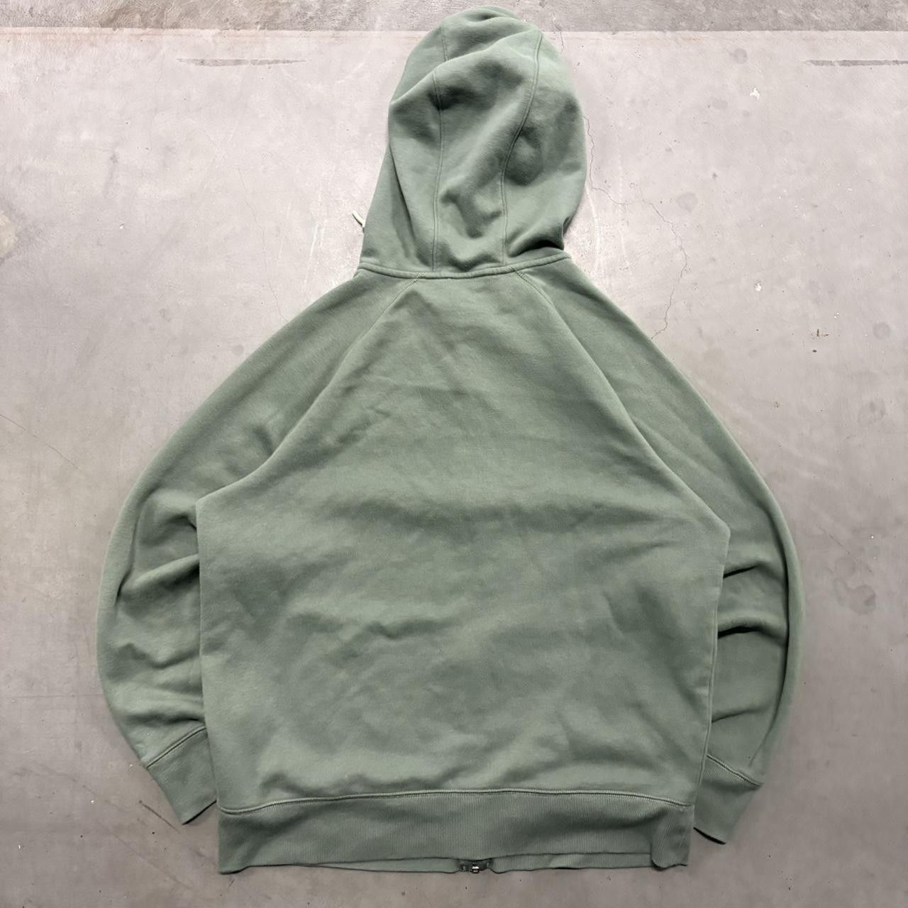 Vintage Crazy Vintage Y2K/2000s Blank Green Teal Sportswear Zipup Hoodie! Size US L / EU 52-54 / 3 - 2 Thumbnail