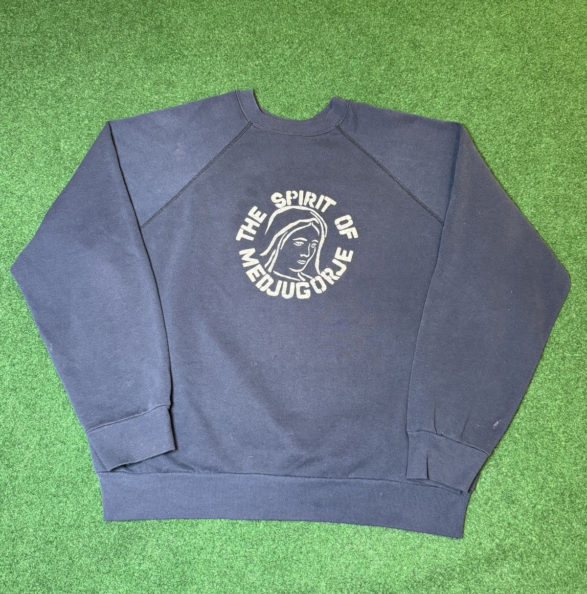 Vintage 90s Spirit Of Medjugorje Religious Bosnia Sweatshirt
