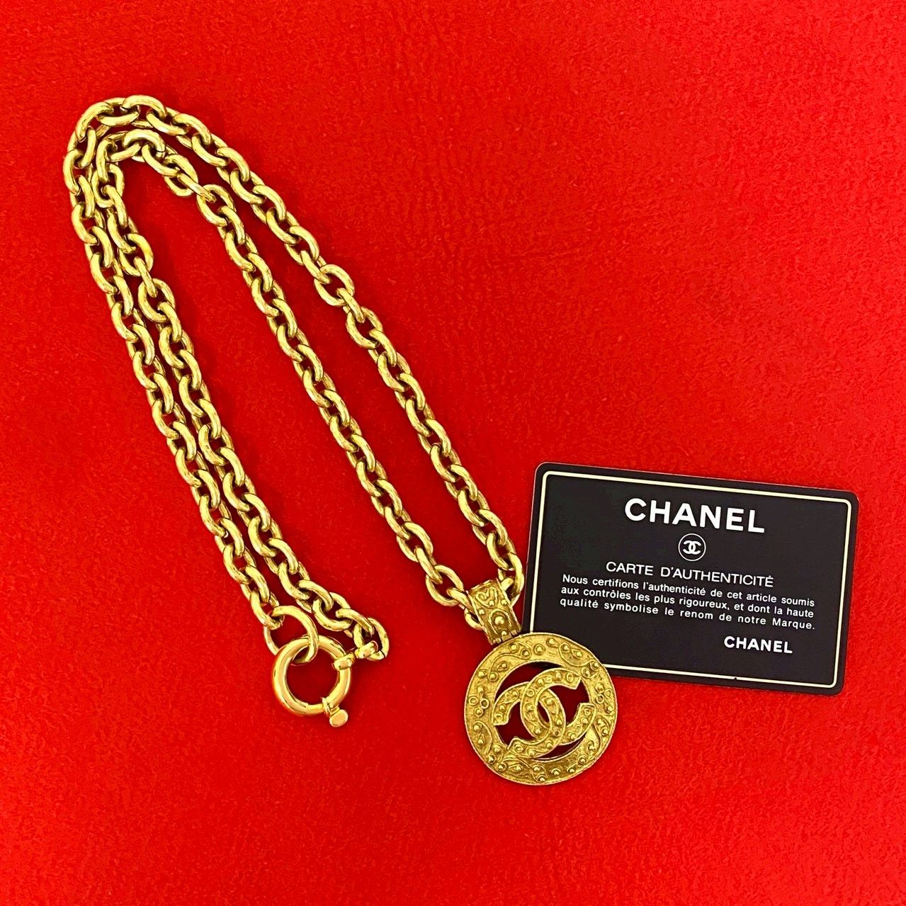 Chanel Chanel Chanel Coco Necklace Metal Necklace DUTY FREE for USA Size ONE SIZE - 1 Thumbnail