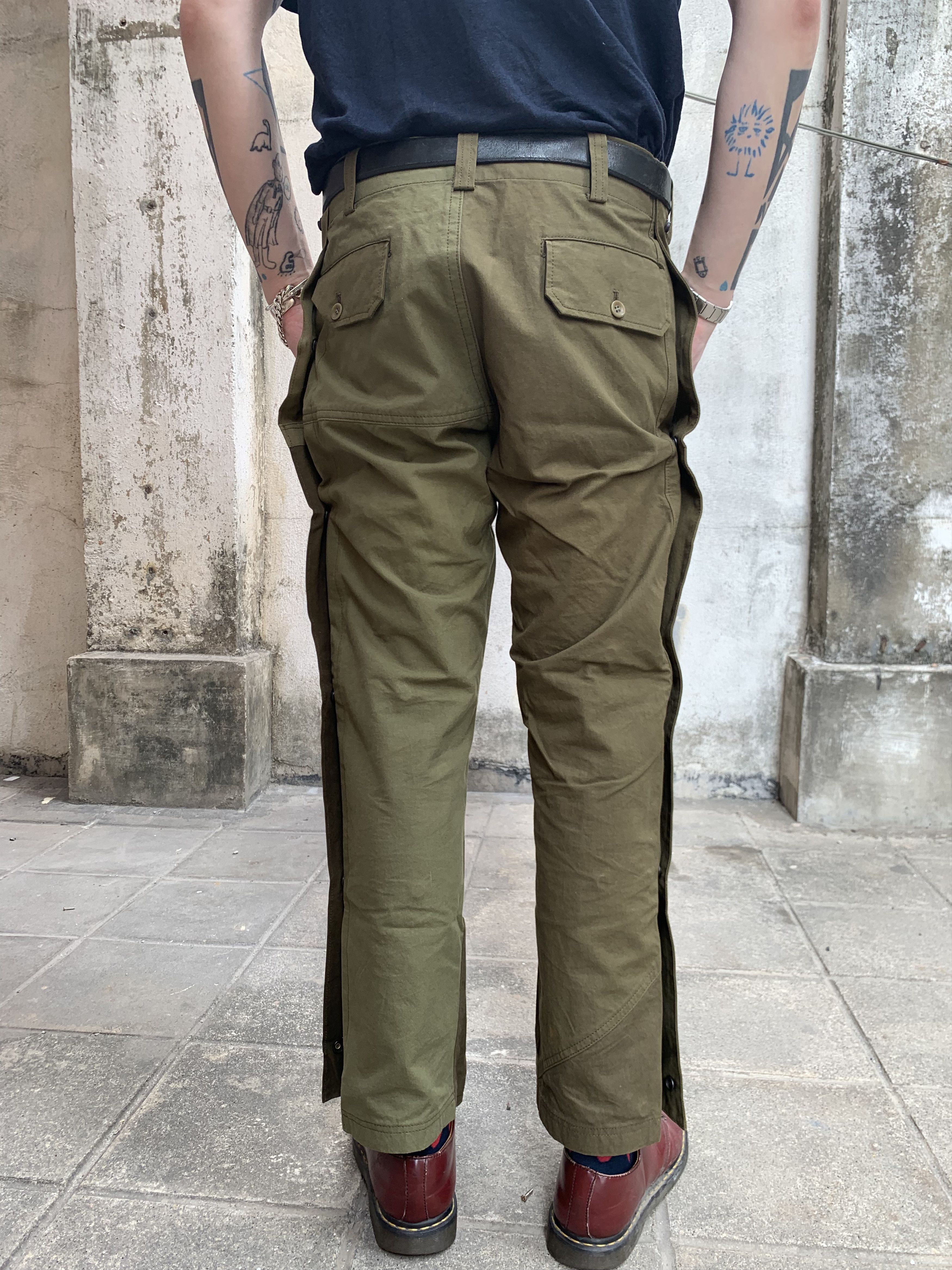 Y's Y's Yohji Yamamoto Snap-Side Military Pants Size US 32 / EU 48 - 4 Thumbnail