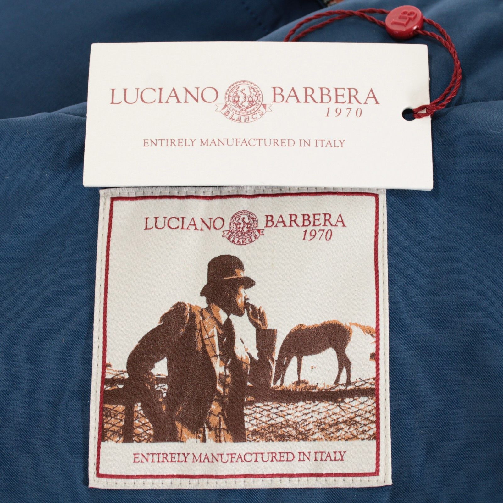 Luciano Barbera Luciano Barbera Vest Size M US In Blue Cotton Blend Size US M / EU 48-50 / 2 - 9 Thumbnail