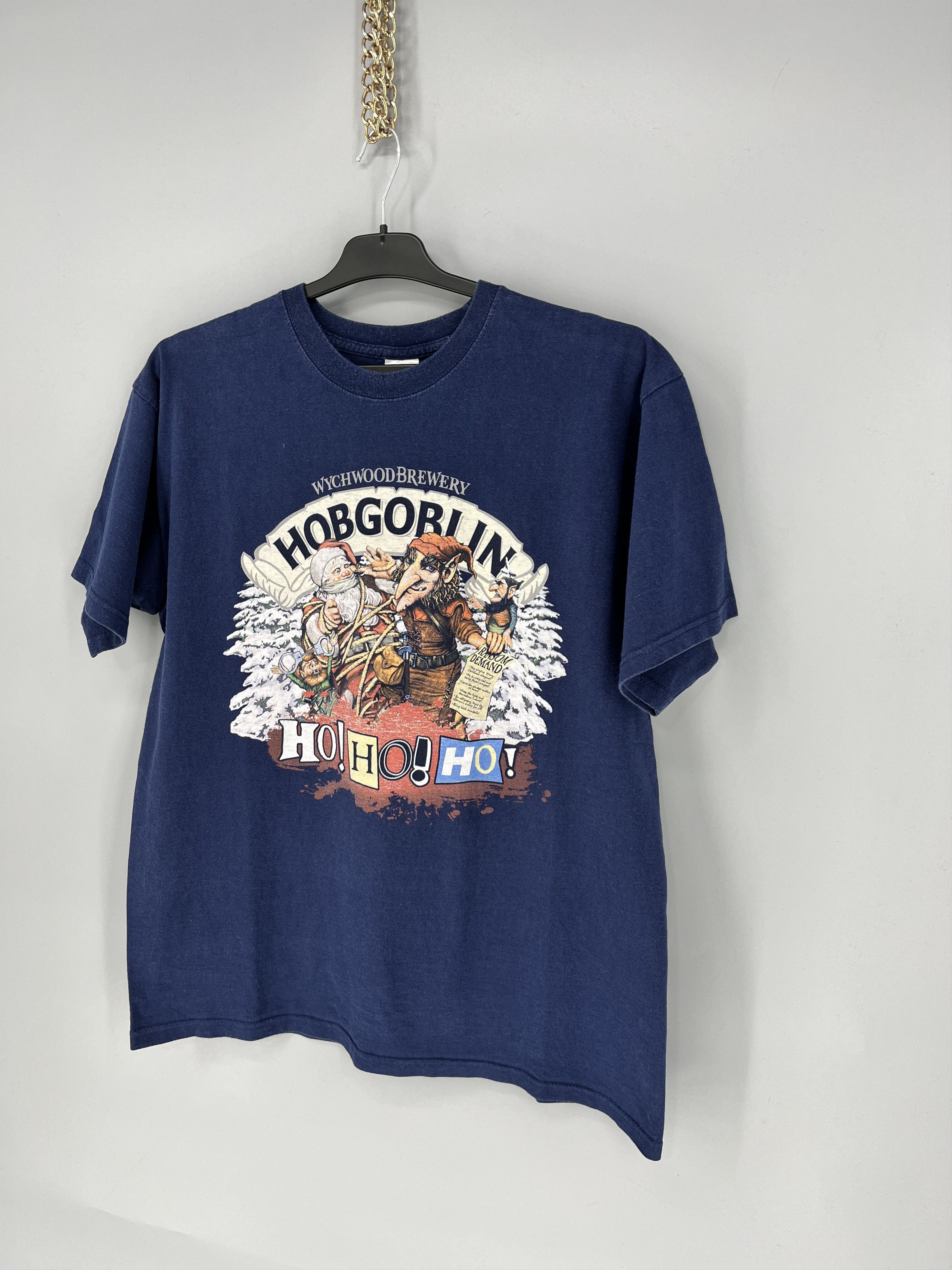 Vintage Vintage 90s Wychwood Brewery Hobgoblin T-shirt Men’s Size L Size US L / EU 52-54 / 3 - 3 Thumbnail