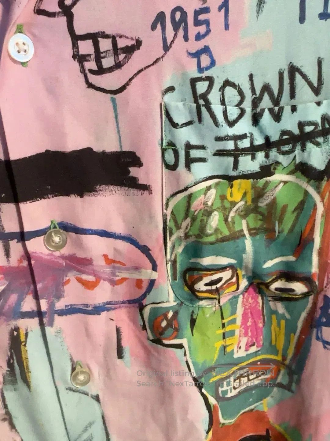 Wacko Maria WACKO MARIA x Basquiat Hawaiian Shirt. Size US M / EU 48-50 / 2 - 6 Thumbnail