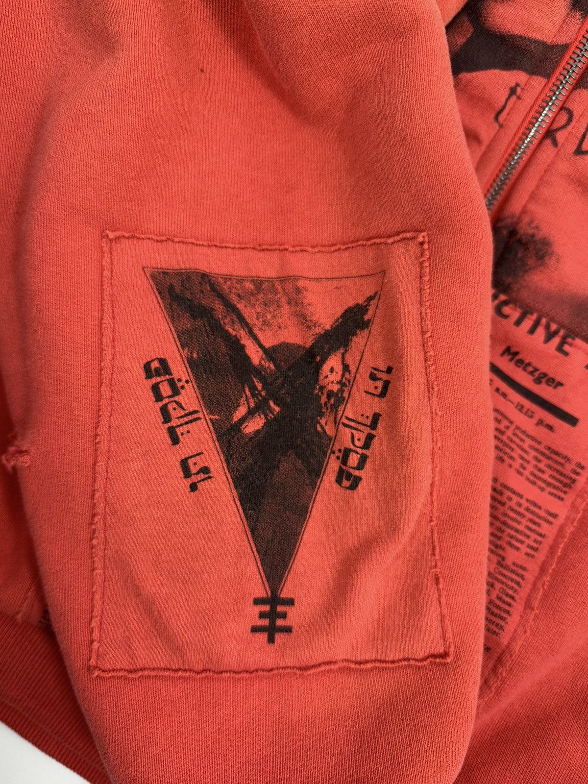 Enfants Riches Deprimes ANTI-PROCESS THERMAL LINED OVERSIZED ZIP HOODIE Size US S / EU 44-46 / 1 - 6 Thumbnail