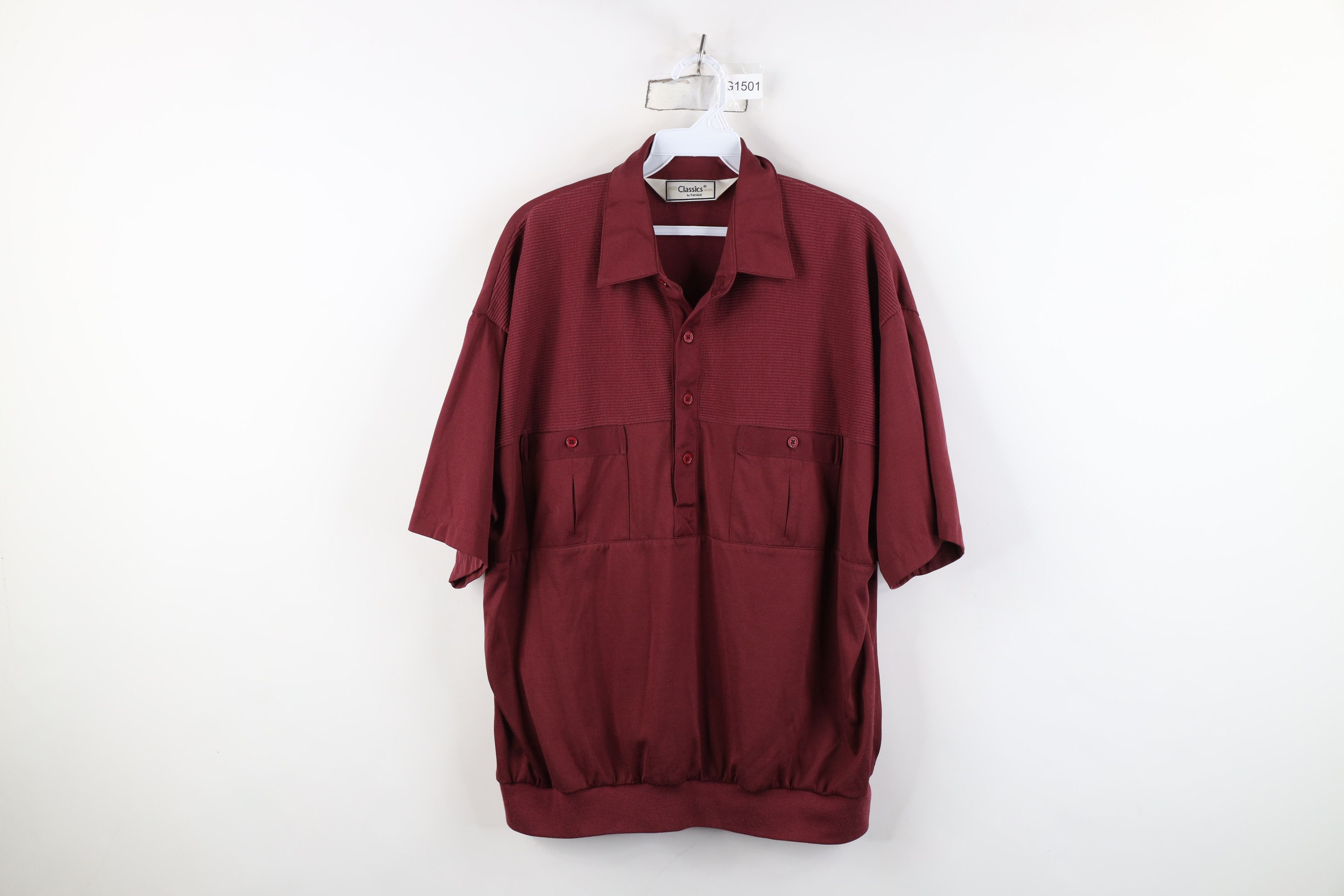 Vintage Vintage 90s Streetwear Knit Collared Pullover Polo Shirt Size US XL / EU 56 / 4 - 1 Thumbnail