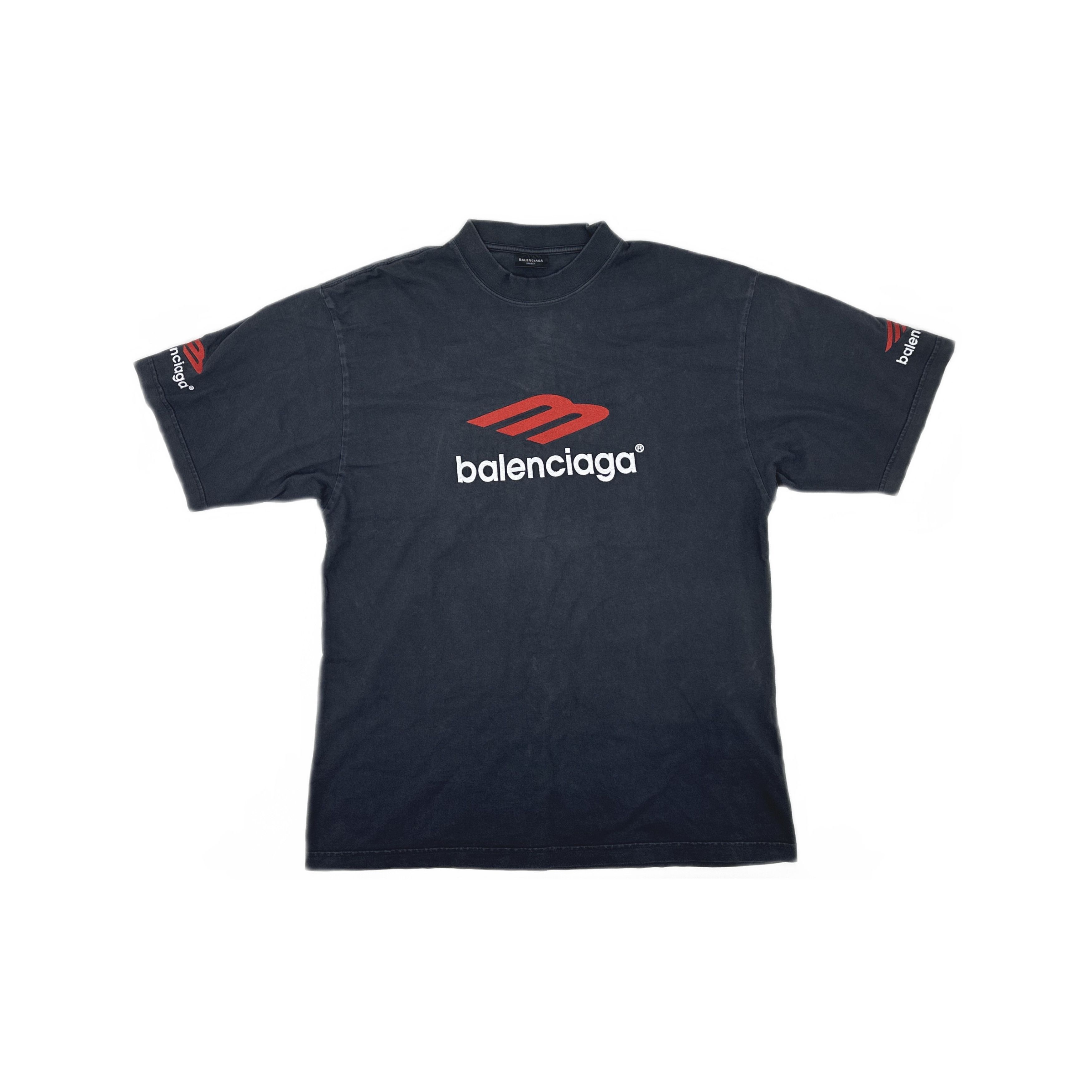 Balenciaga 2025 Balenciaga 'Loop Sports' Icon Logo Faded Black