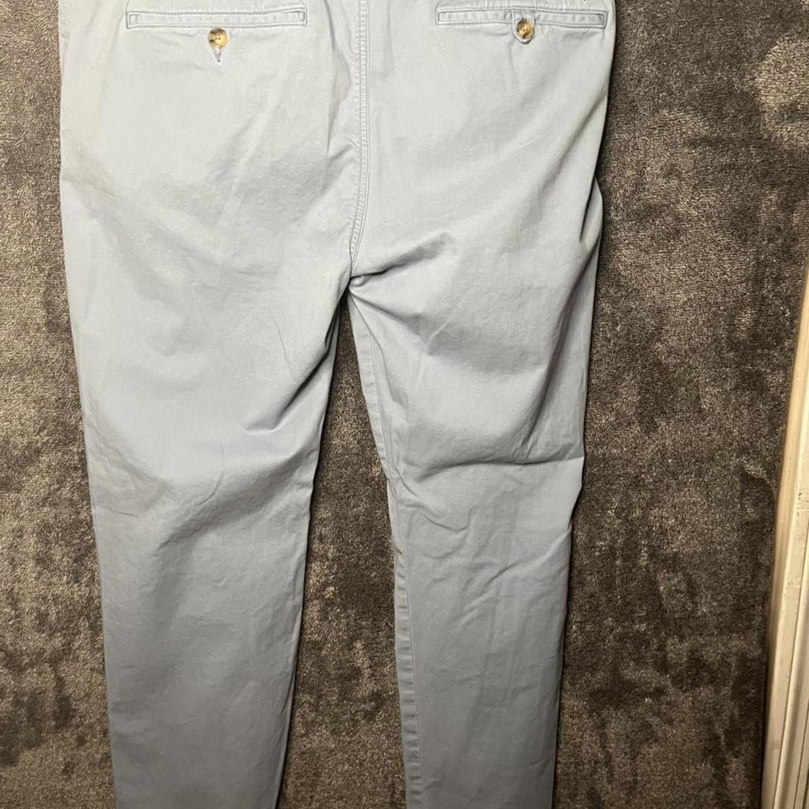 Polo Ralph Lauren Polo Ralph Lauren 34X30 blue pleated chinos straight fit Size US 34 / EU 50 - 2 Thumbnail