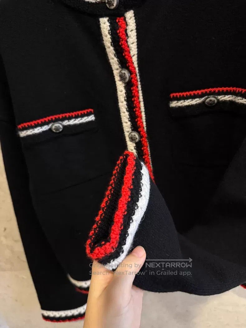 Chanel Chanel Snowflake buckle cashmere jacket Size XXS / US 00 / IT 34 - 7 Thumbnail