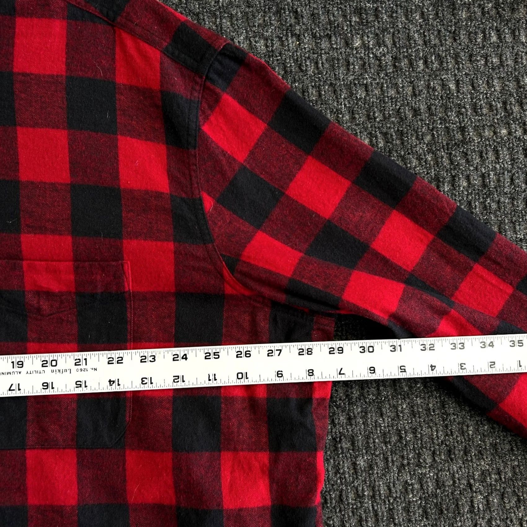 Vintage VINTAGE L.L. Bean Slim Fit Flannel Shirt Button Down 4XL Red Buffalo Plaid Checker Shirt Mens Slim Plaid Button-Up Size US XXL / EU 58 / 5 - 4 Thumbnail