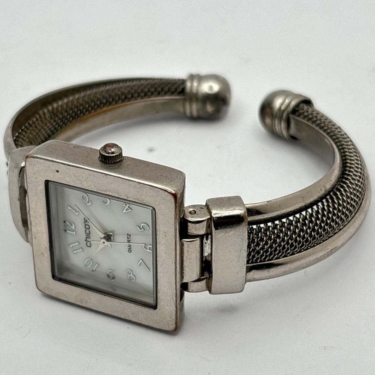 Chicos 90s Silver Chico's Quartz Watch Size ONE SIZE - 3 Thumbnail