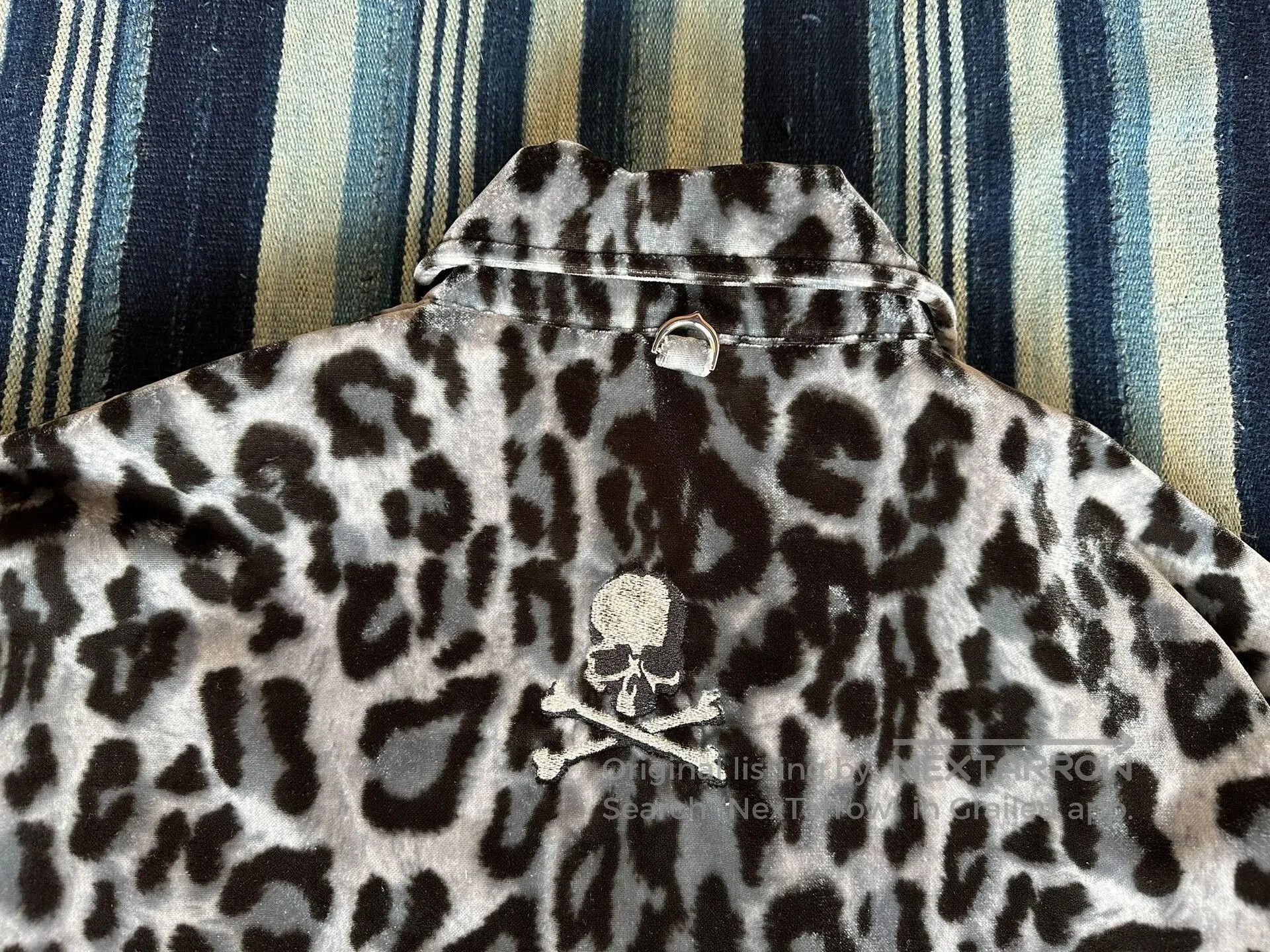 Mastermind Japan leopard print embroidered velvet jacket MMJ. Size US M / EU 48-50 / 2 - 5 Thumbnail