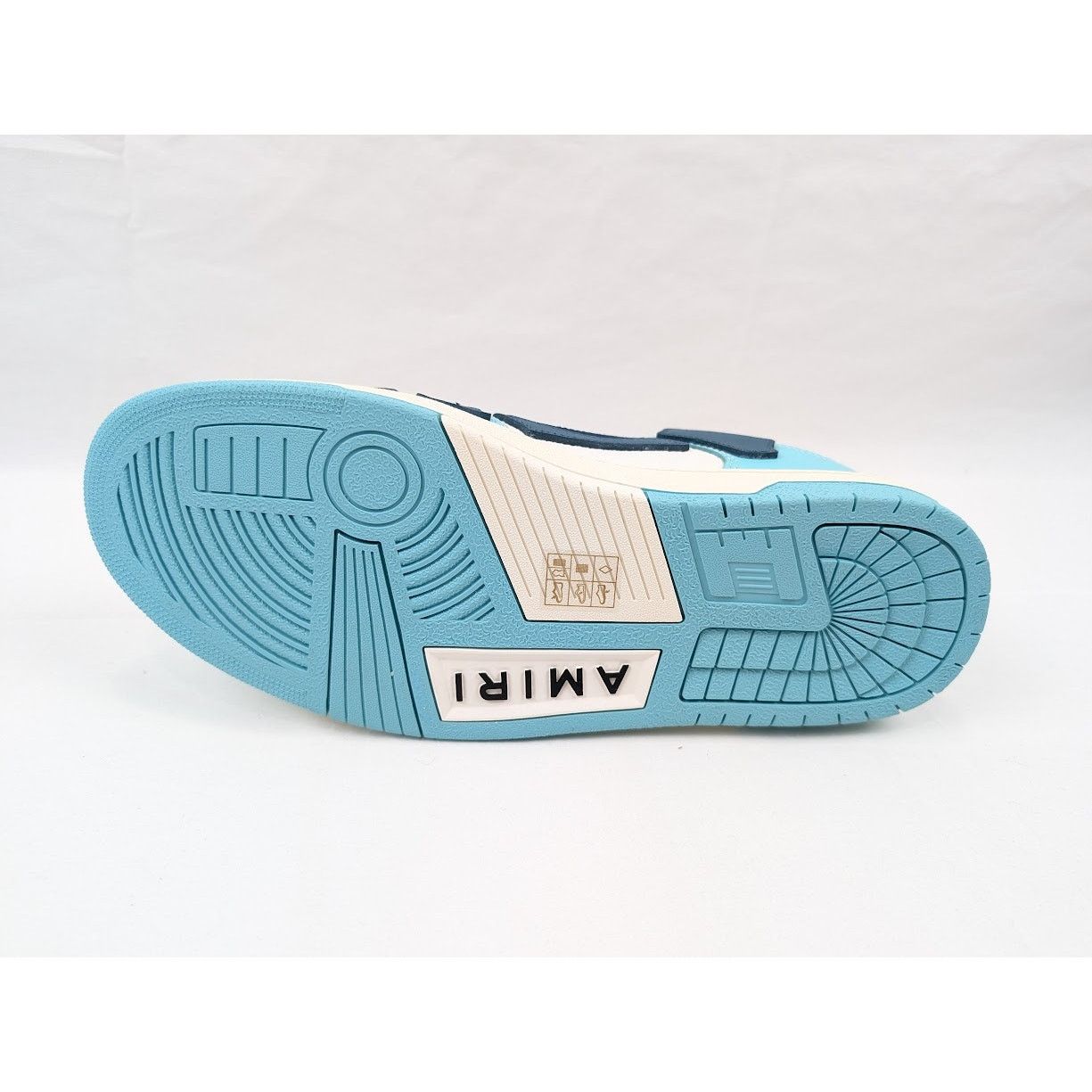 Amiri o1rshd1 Skel Low-Top Sneakers in Slate Blue Size US 10 / EU 43 - 11 Thumbnail