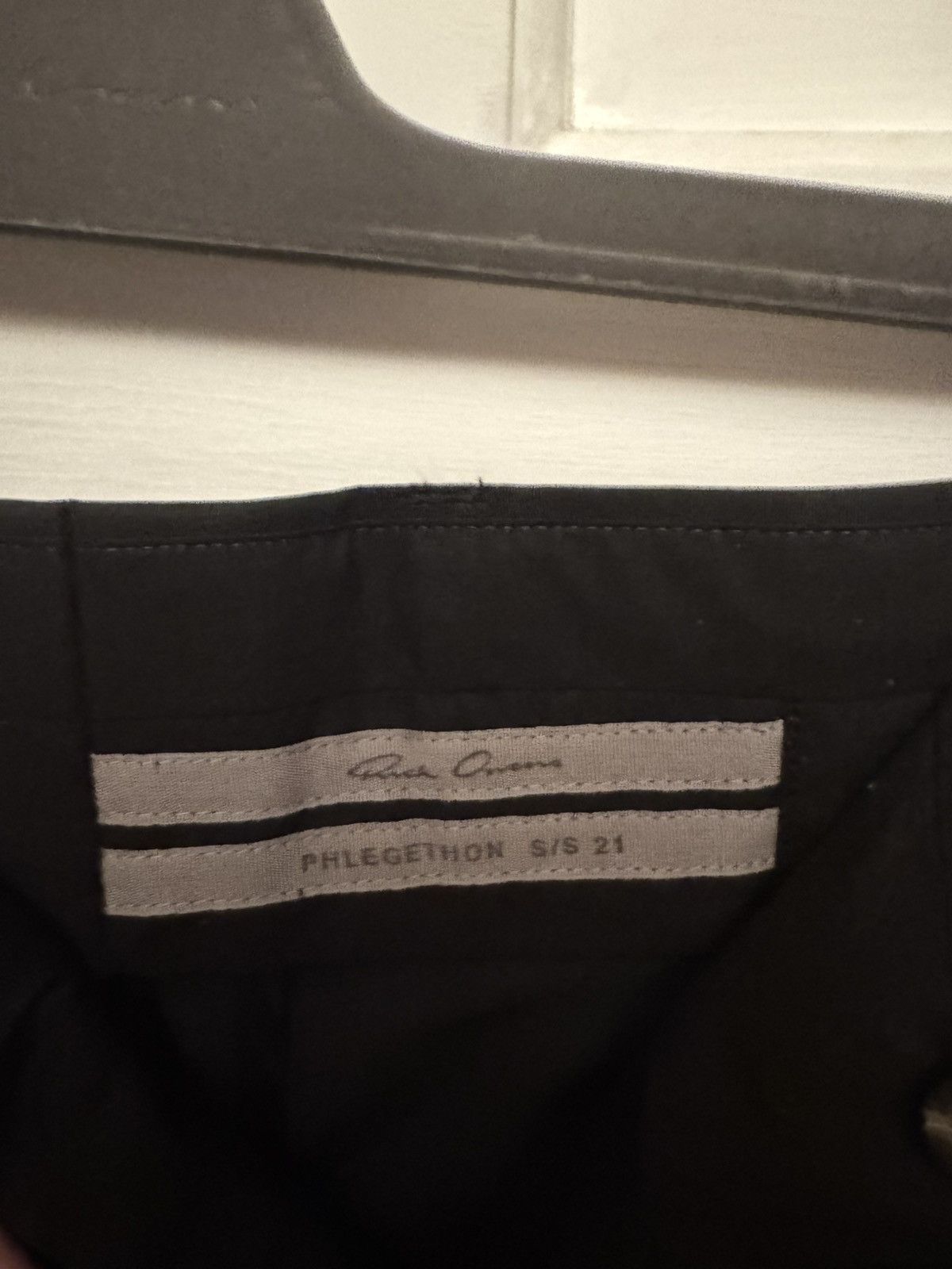 Rick Owens Rick Owens Black Tailored Flat Cargo Pants Size US 29 - 6 Thumbnail