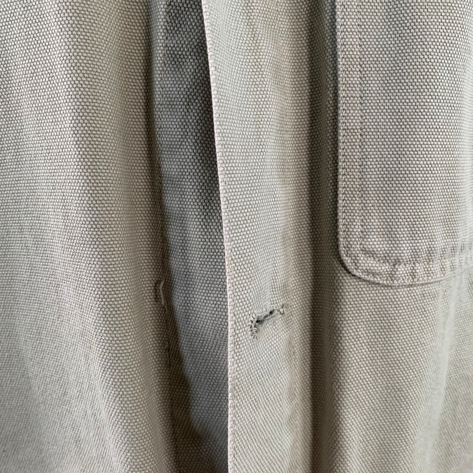 Lafaurie EMILE LAFAURIE Size XXL Braque Grey Cotton Chore Coat Size US XXL / EU 58 / 5 - 5 Thumbnail