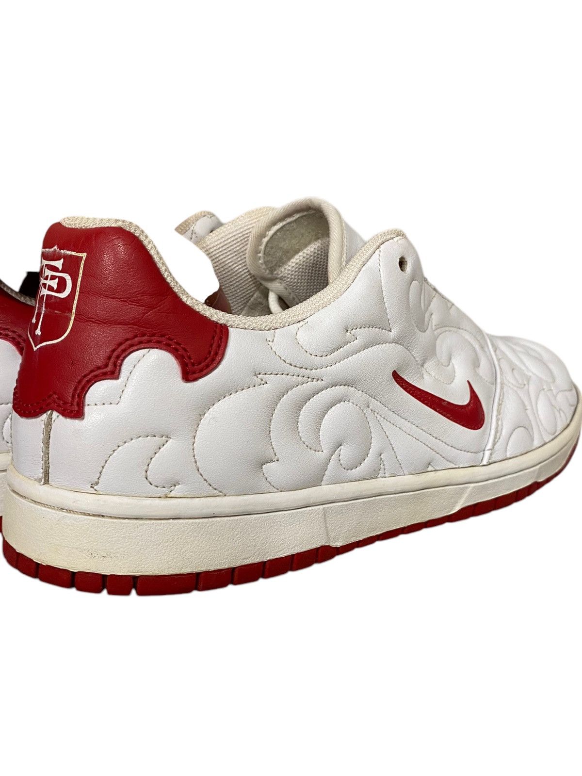 Nike Nike Dunk Low Campu 2005 White/Red Size US 10 / EU 43 - 5 Thumbnail
