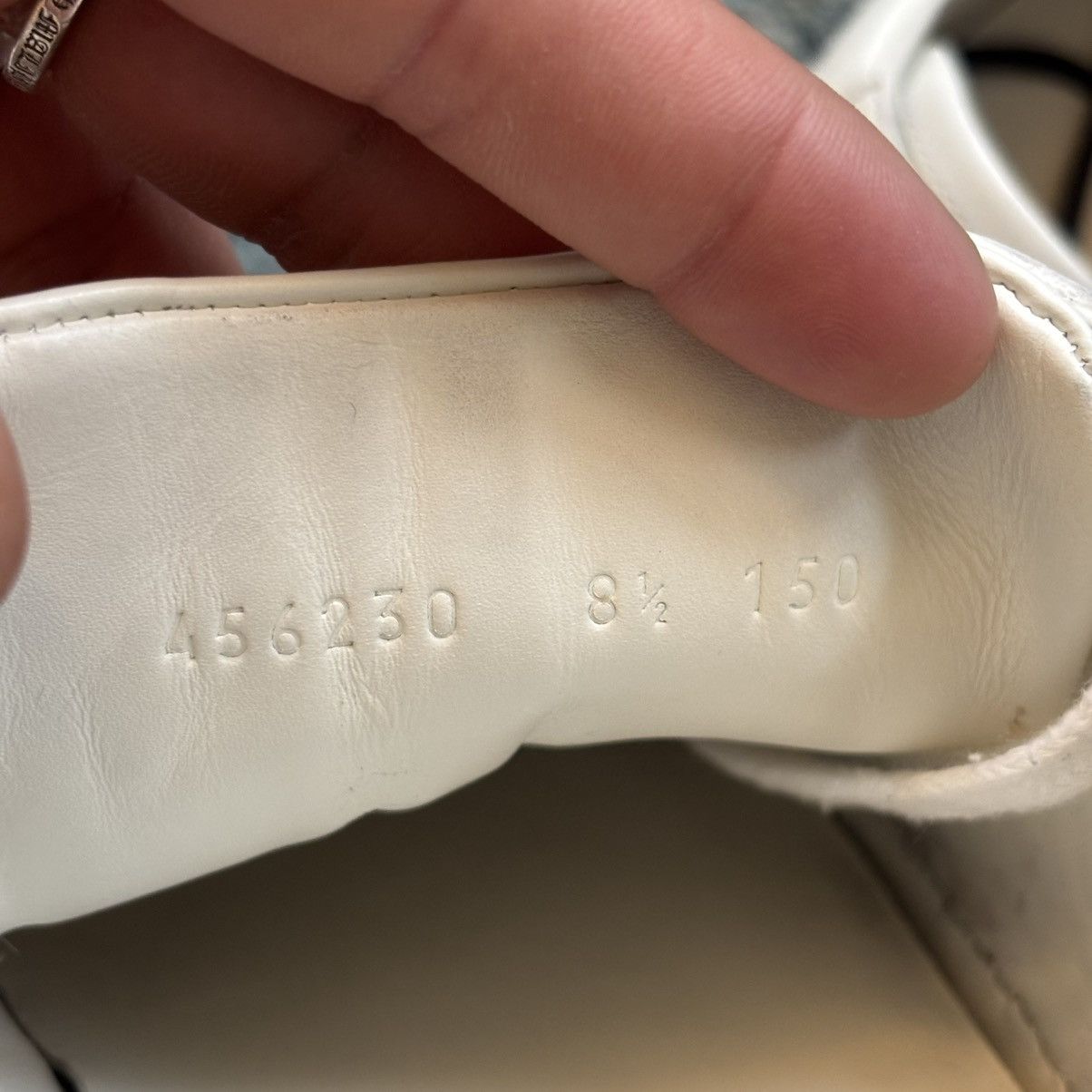 Gucci Gucci Ace Embroidered Leather Sneakers Size 8.5G Fits 10US Size US 10 / EU 43 - 7 Thumbnail